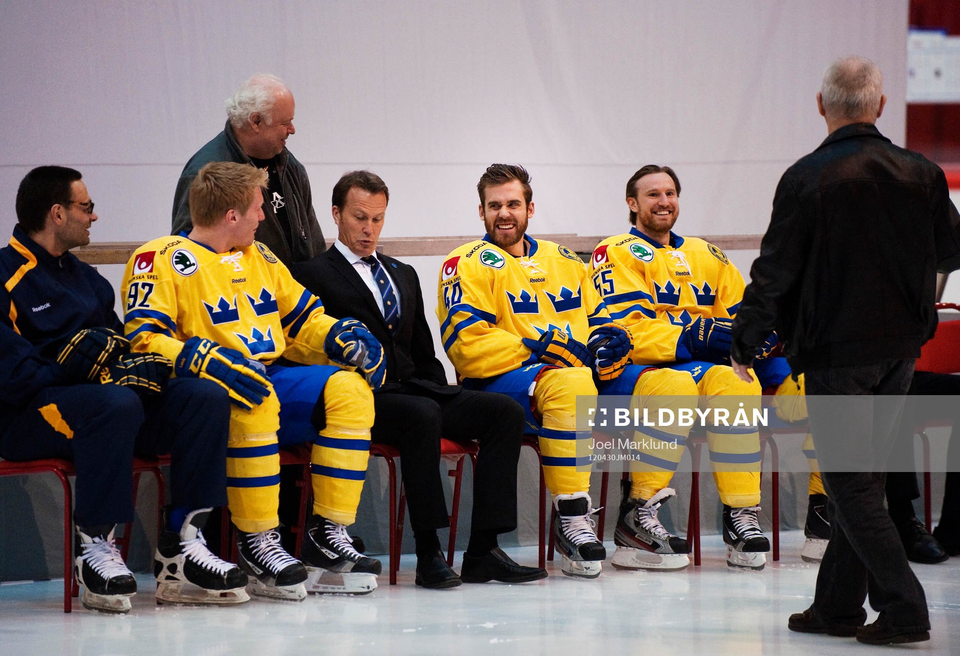 Johan Garpenlöv, Henrik Zetterberg och Niklas Kronwall