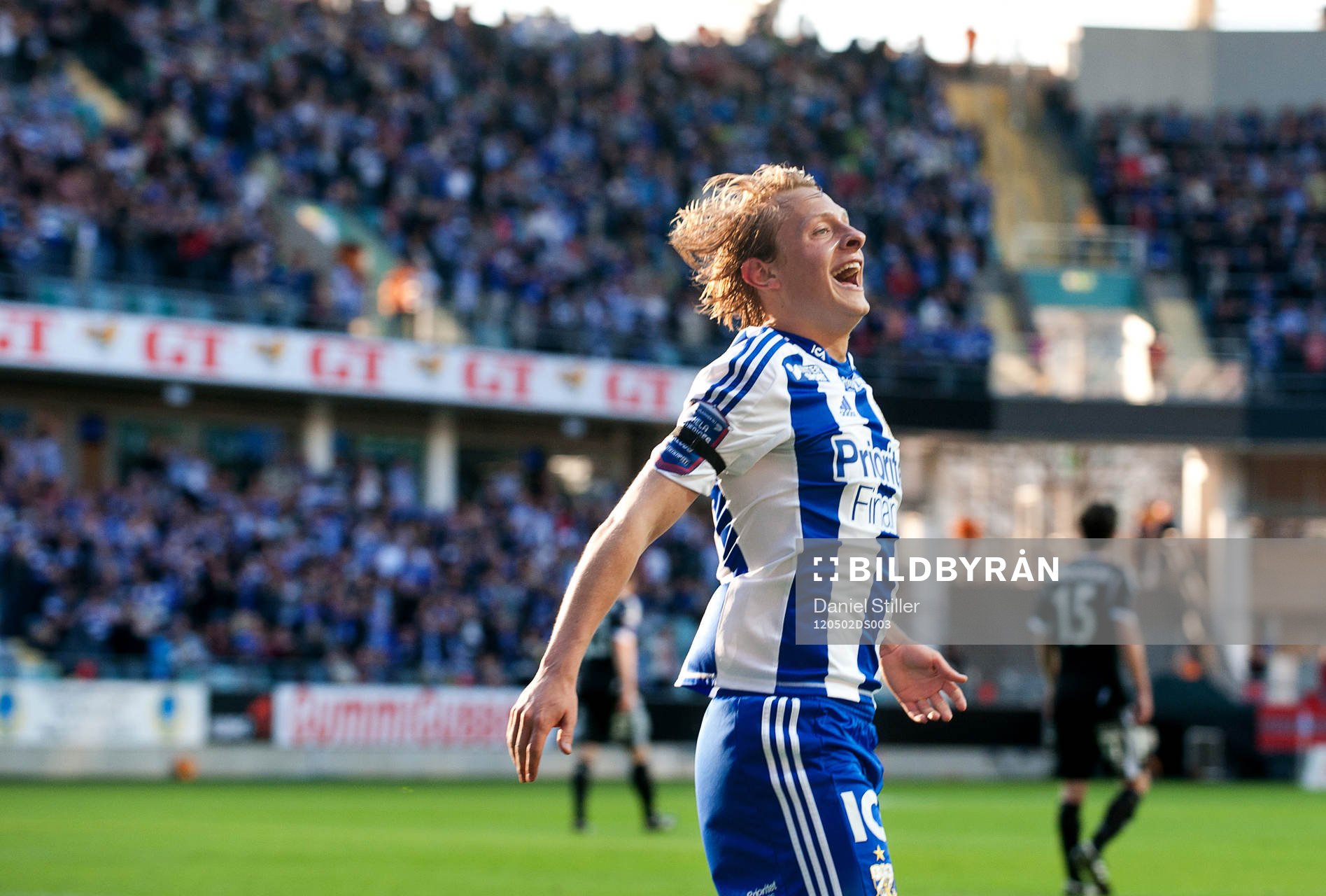 Joel Allansson, IFK Göteborg, gör 2-0, Jubel