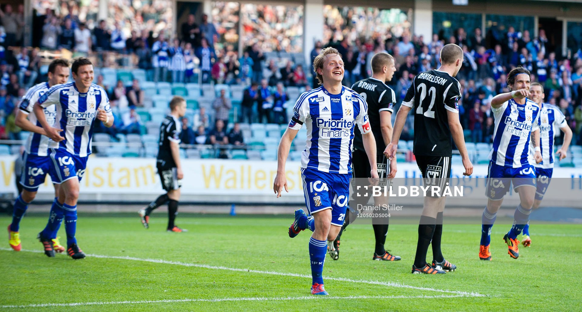  Joel Allansson, IFK Göteborg, jubel efter 2-0