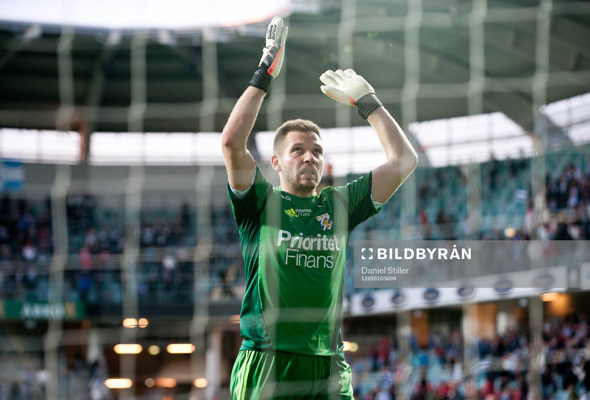 John Alvbåge, målvakt, IFK Göteborg, jubel
