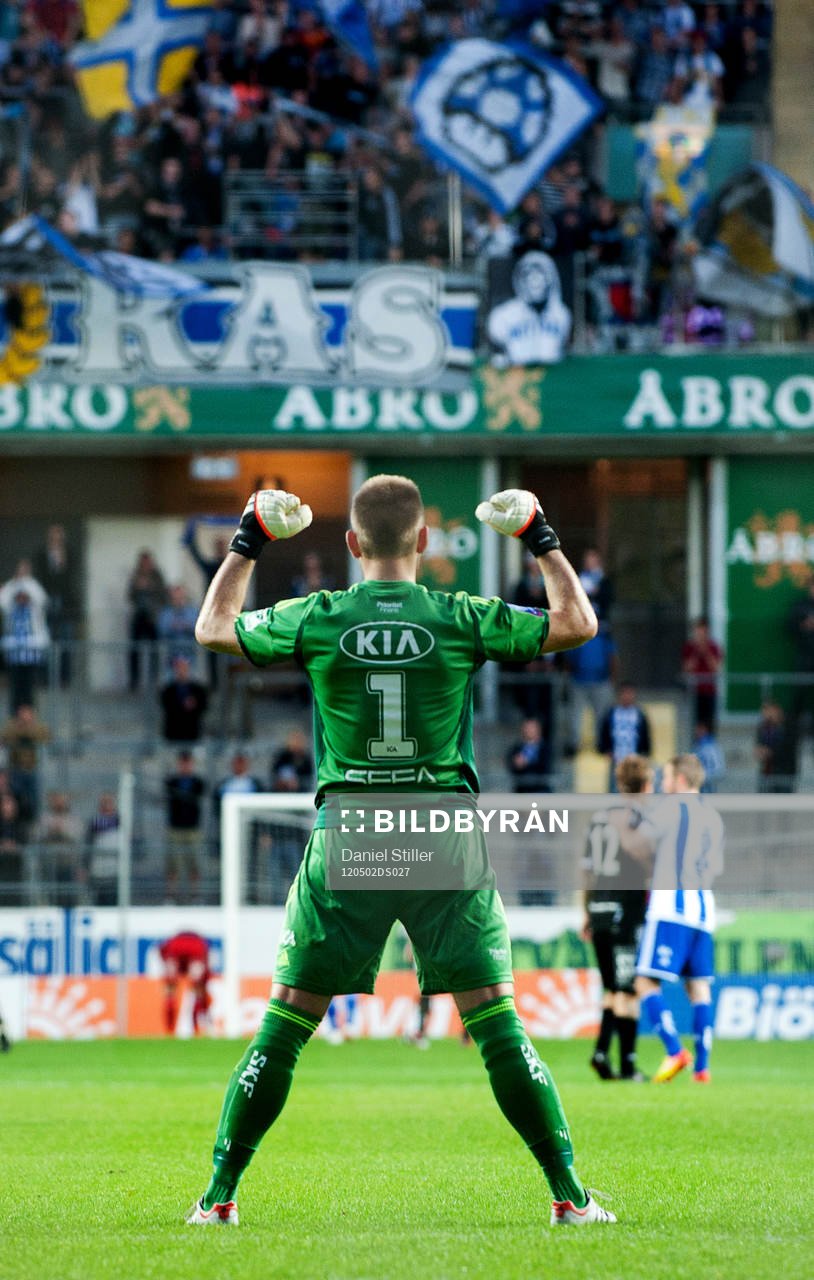 John Alvbåge, målvakt, IFK Göteborg, jubel