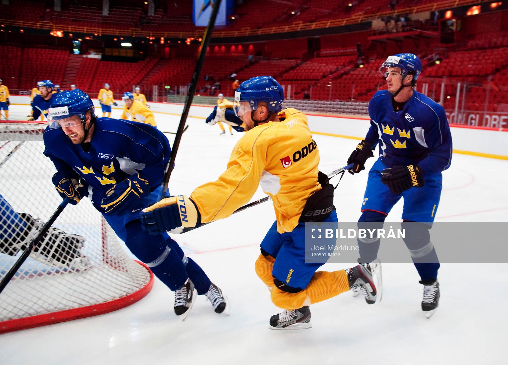 Niklas Kronwall, Fredrik Pettersson och Jonathan Ericsson
