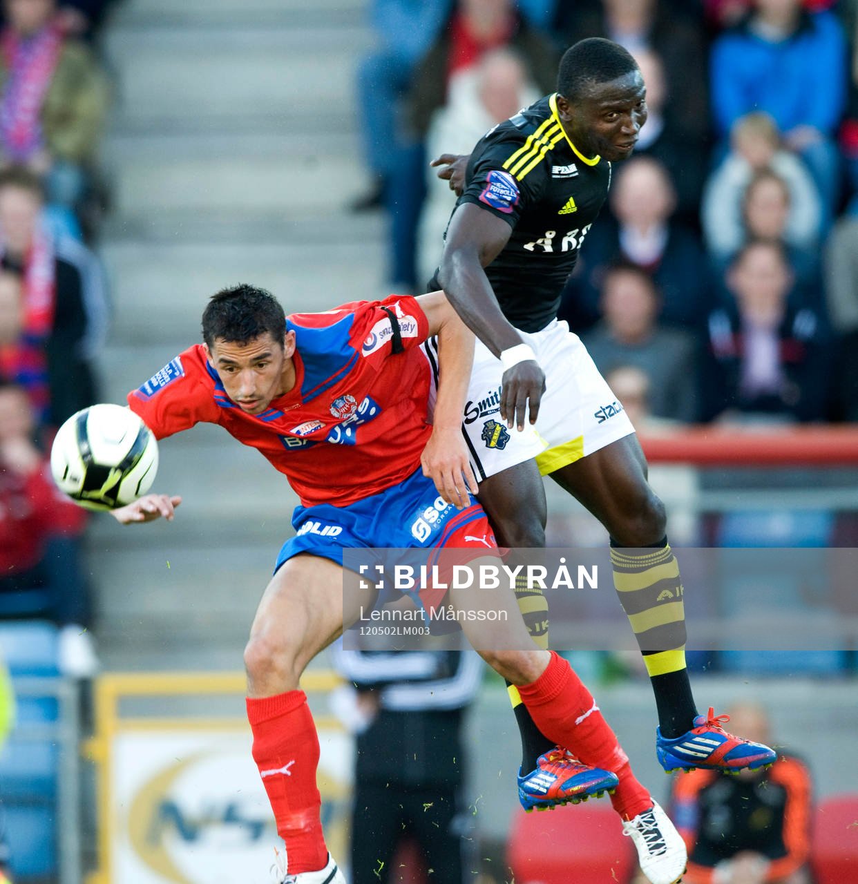 Loret Sadiku, Helsingborg och Alhassan Kamara, AIK