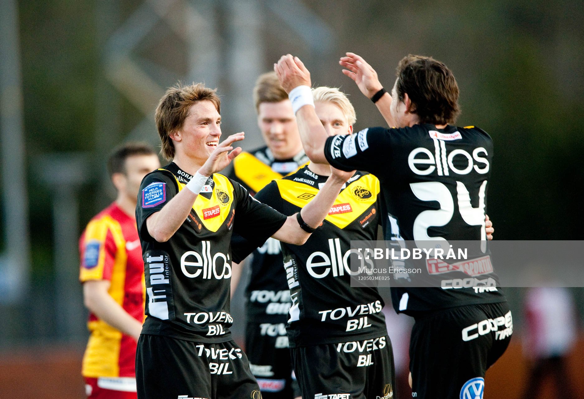 Lasse Nilsson och Stefan Ishizaki, Elfsborg, jubel