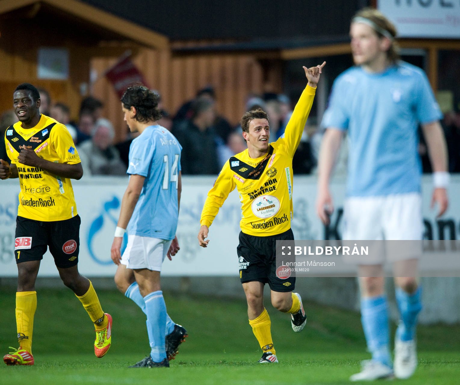2-2 Erton Fejzullahu, Mjällby, jubel