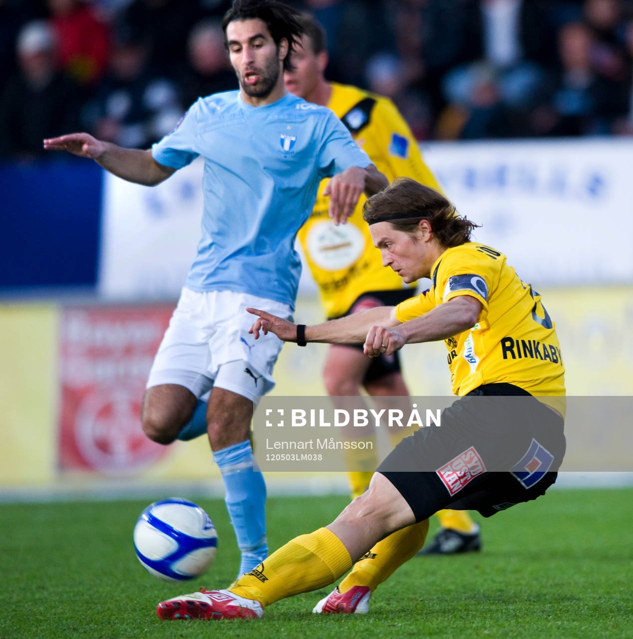 William Leandersson, Mjällby, och Jimmy Durmaz, Malmö