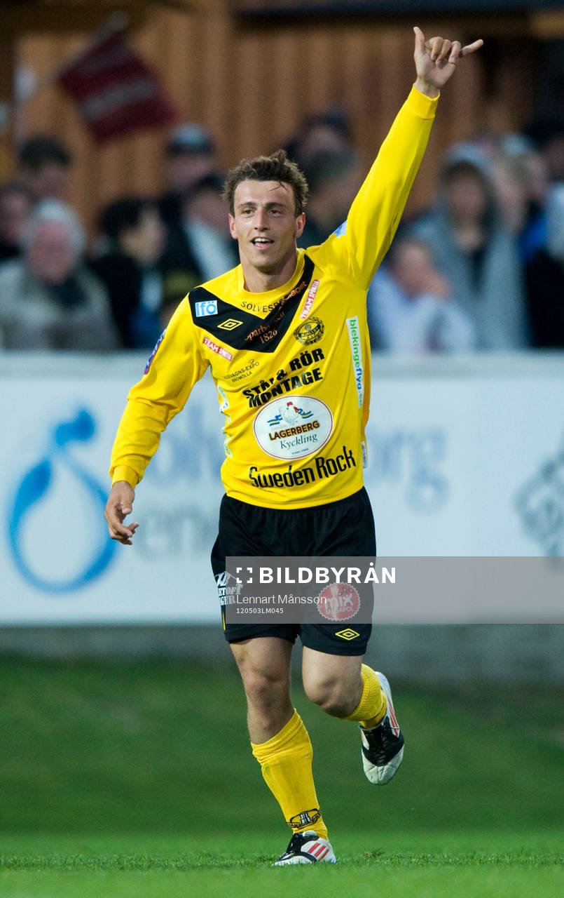 2-2 Erton Fejzullahu, Mjällby, jubel