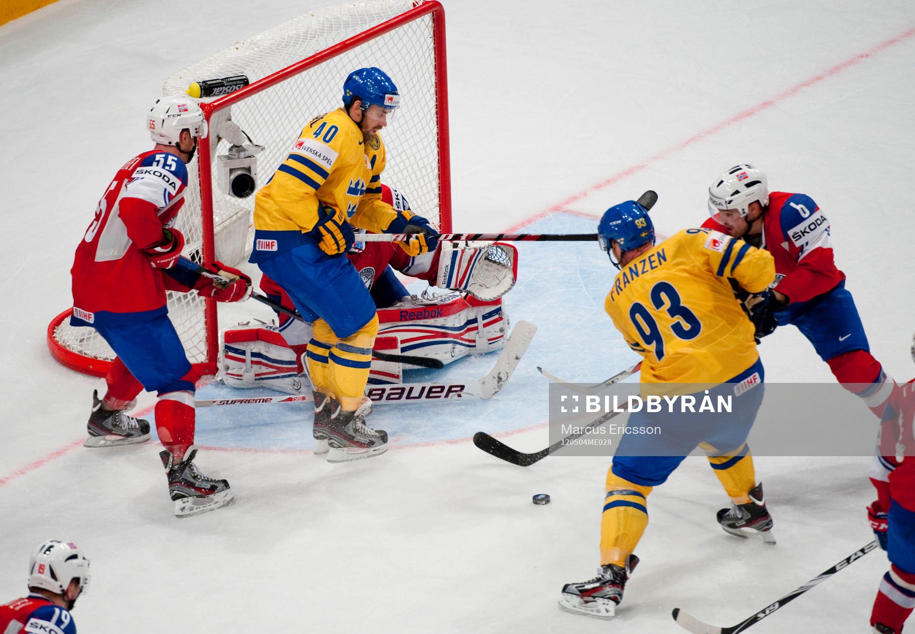 Henrik Zetterberg och Johan Franzén, Sverige framför