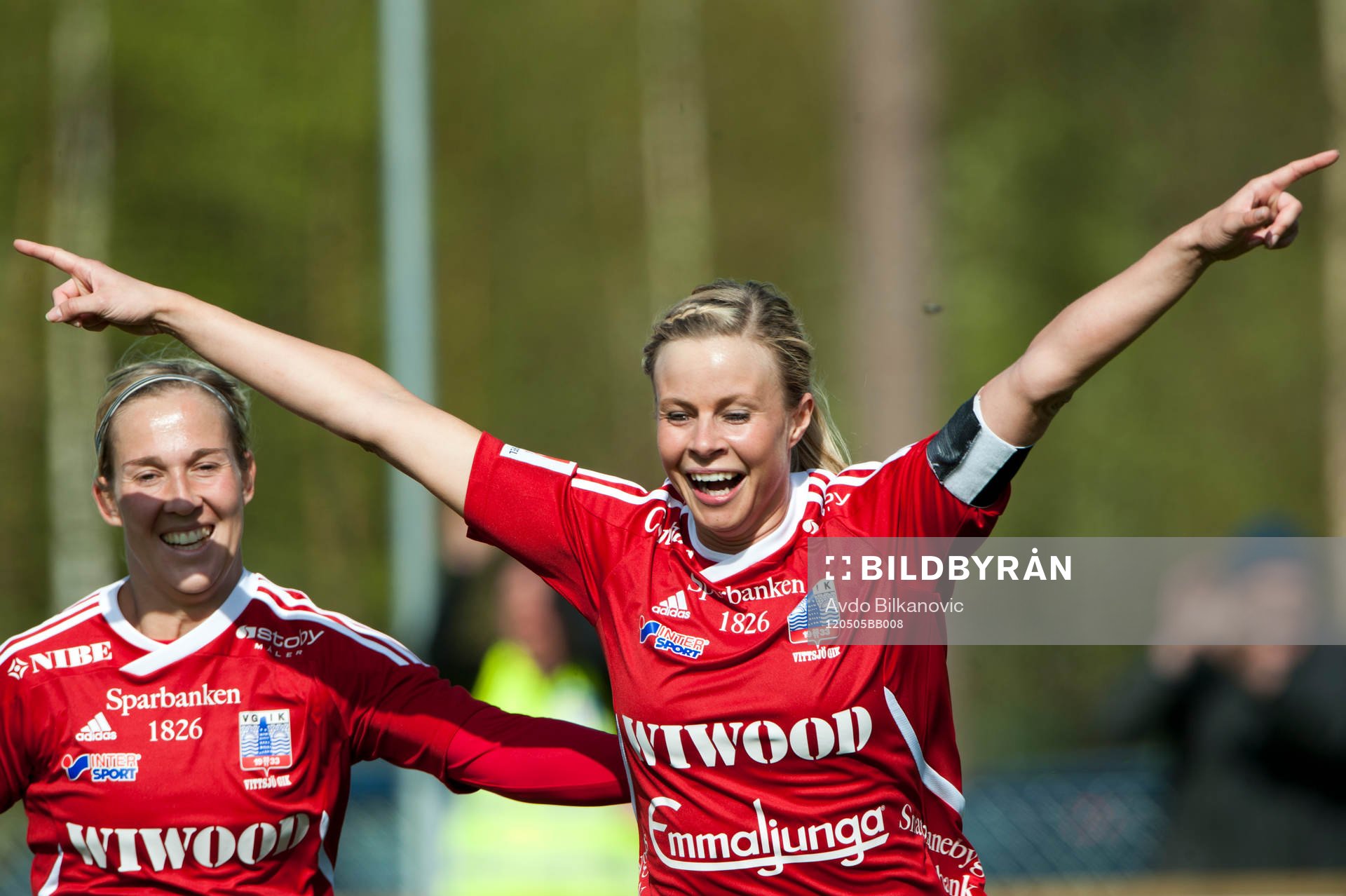   Sofie Andersson, Vittsjö, jubel