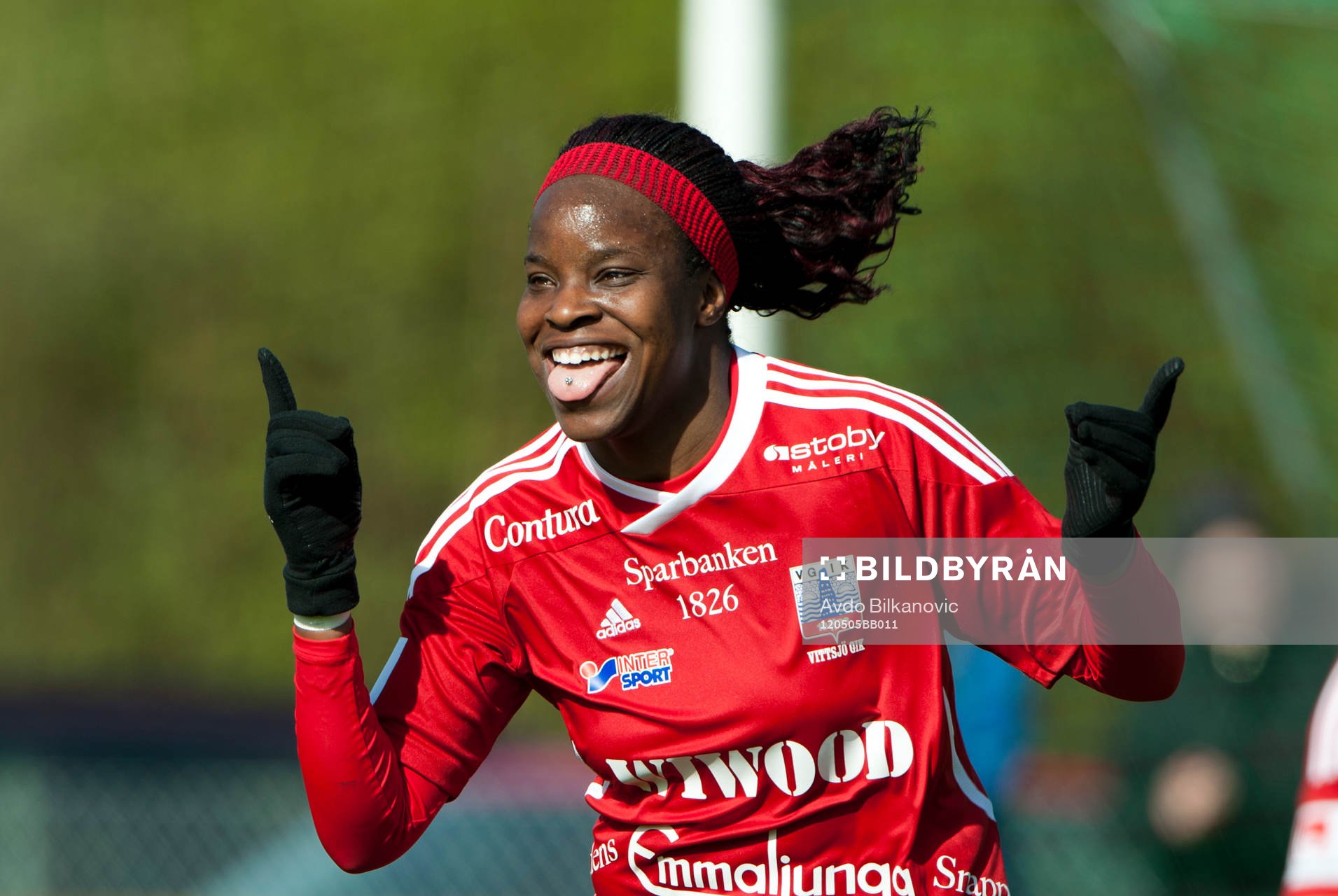   Danesha Adams, Vittsjö, jubel