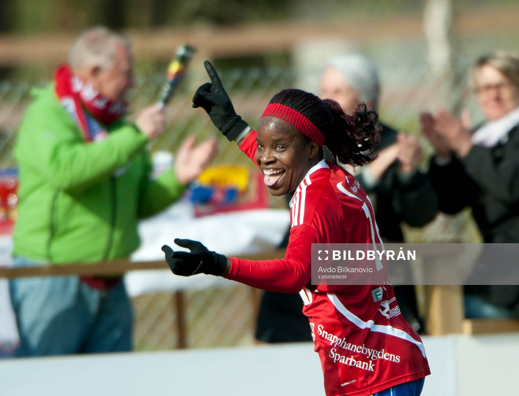   Danesha Adams, Vittsjö, jubel