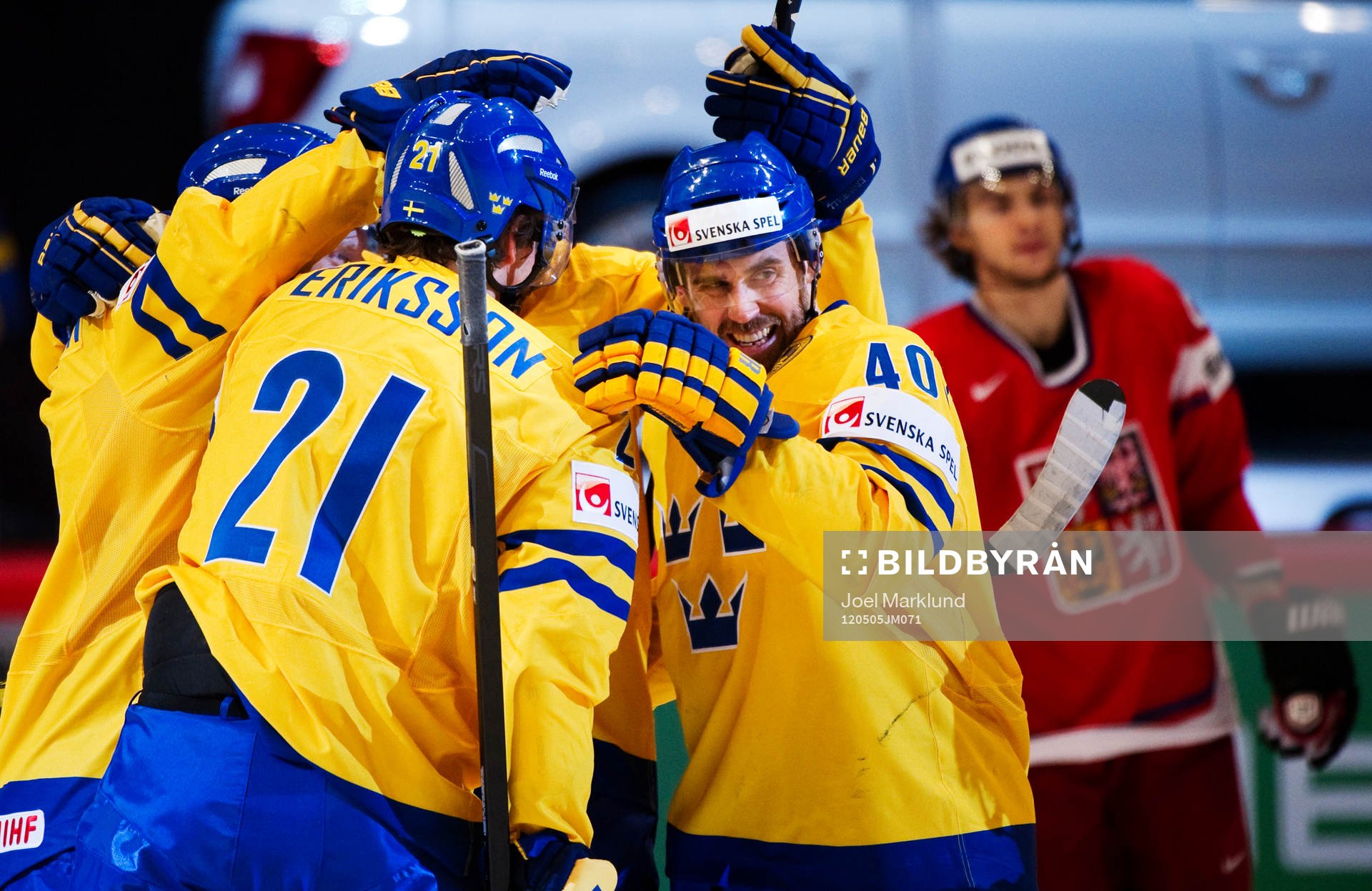 Henrik Zetterberg, Sverige, jubel