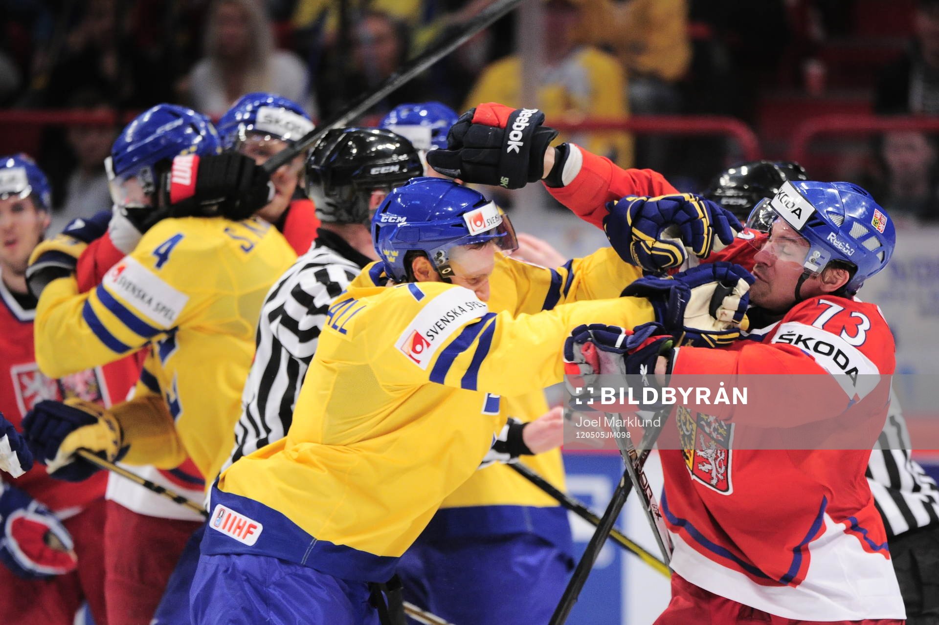 Niklas Kronwall, Sverige och Jakub Stepanek, Tjeckien