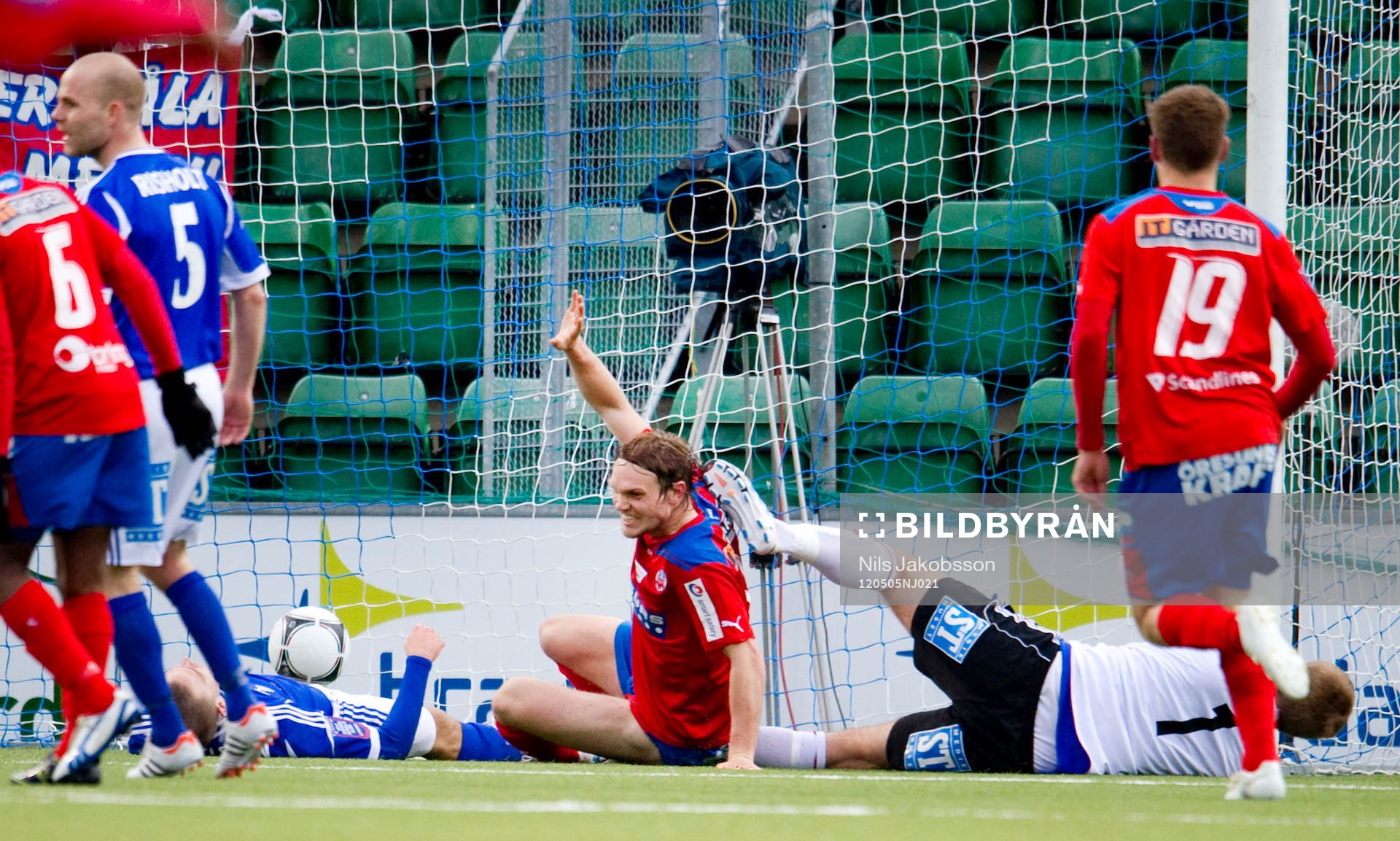 Thomas Sörum, Helsingborg, jubel vid 0-1