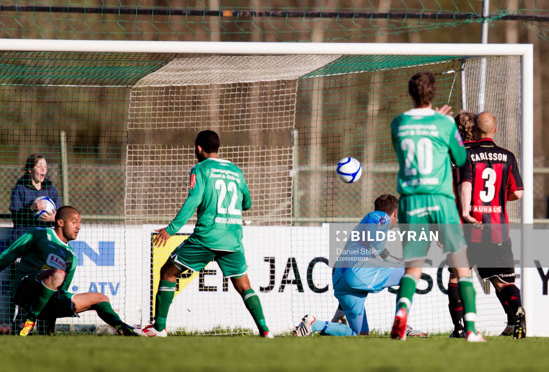 Bruno Santos Da Silva, LJungskile, gör 2-0, jubel