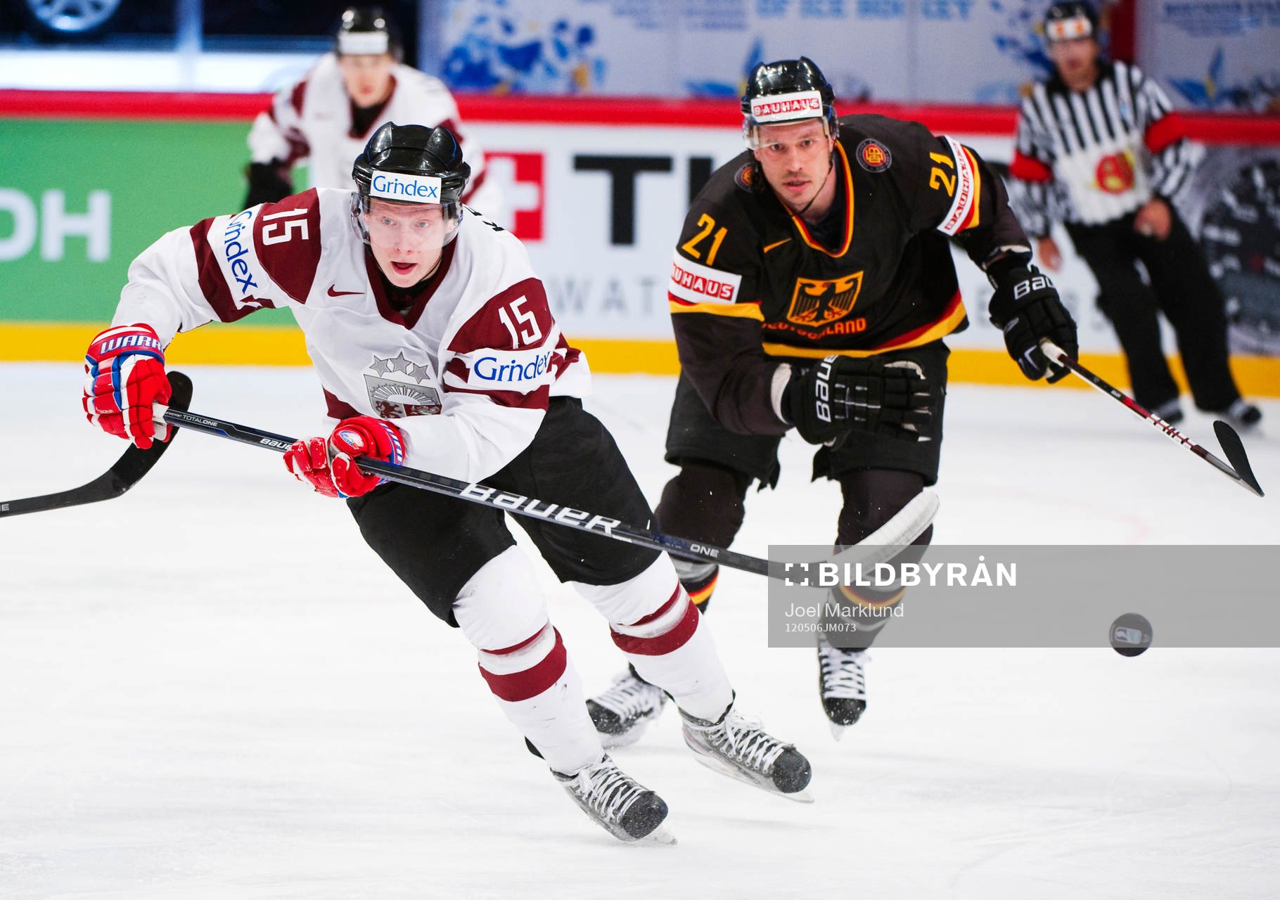 Ronalds Kenins, Lettland, och John Tripp, Tyskland
