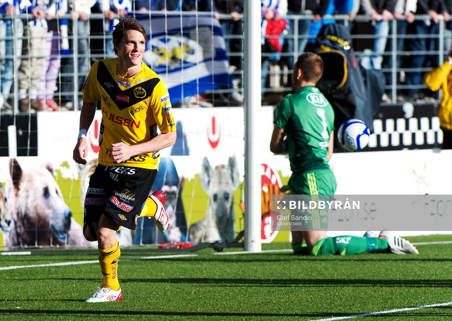 Lasse Nilsson, Elfsborg, jubel, mål på straff