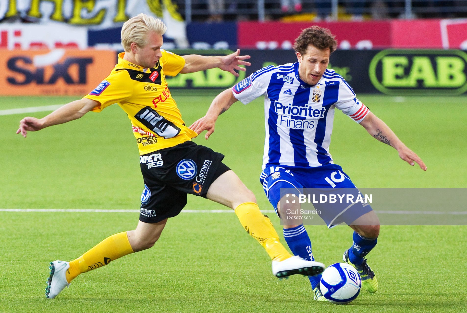 Johan Larsson, Elfsborg, Tobias Hysén, Göteborg