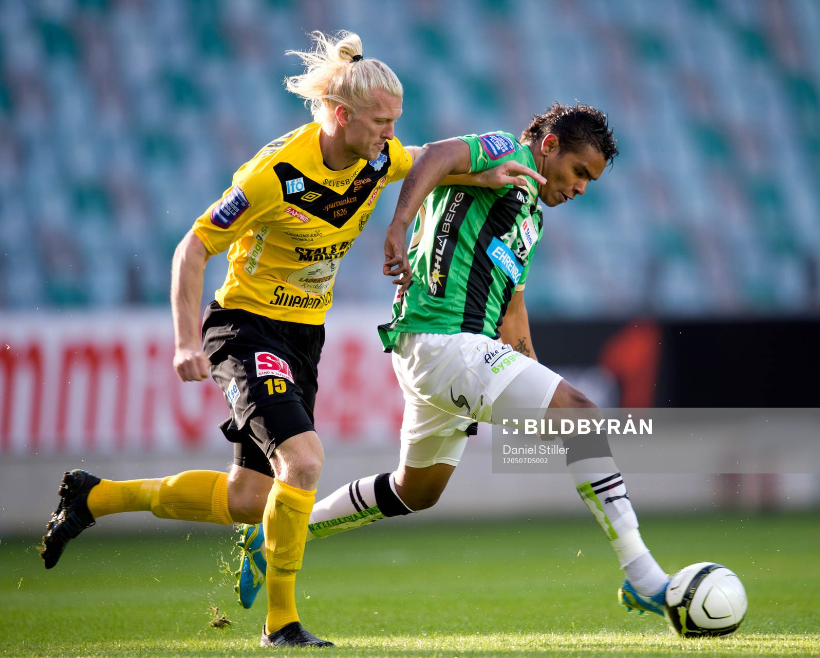 Robin Cederberg, Mjällby. Wanderson Do Carmo, GAIS