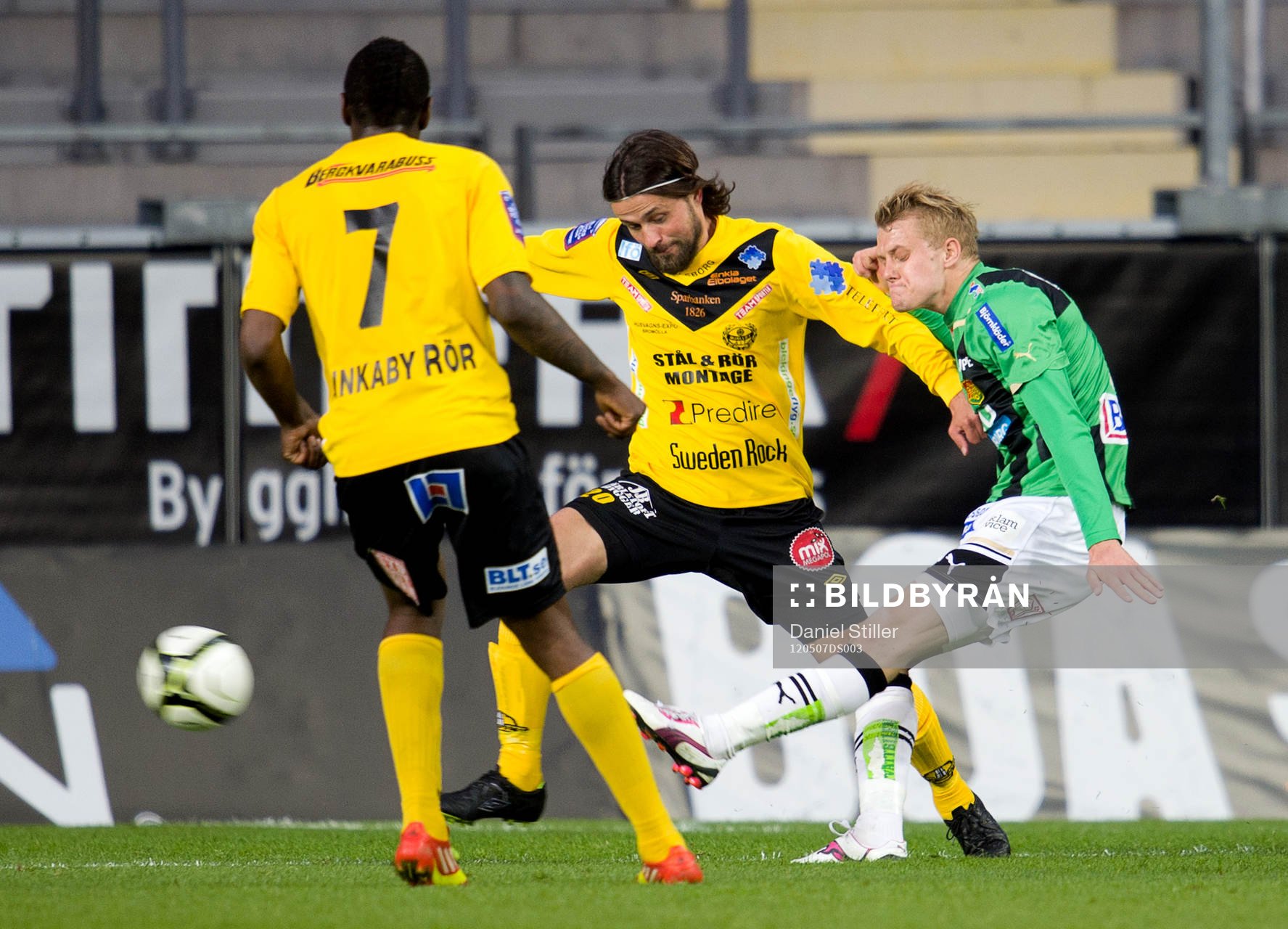 Jakob Olsson, GAIS, gör 2-2 på övertid, Pavel Zavadil,
