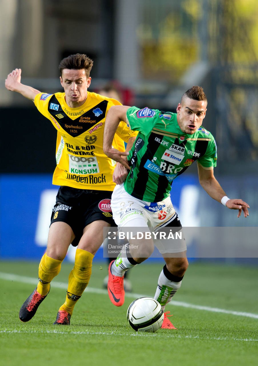 Haris Radetinac, Mjällby. Mervan Celik, GAIS