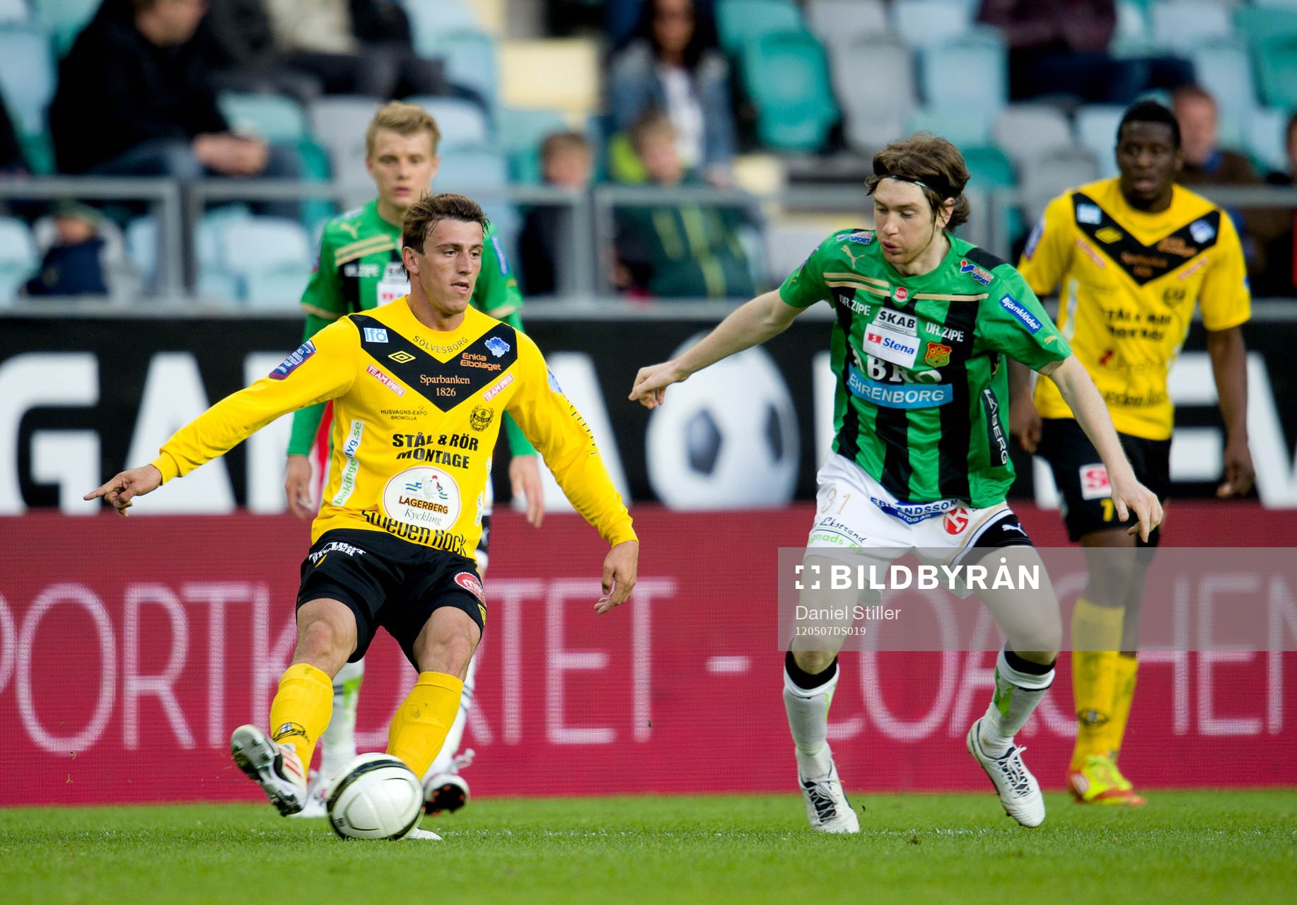 Erton Fejzullahu, Mjällby. Markus Gustafsson, GAIS