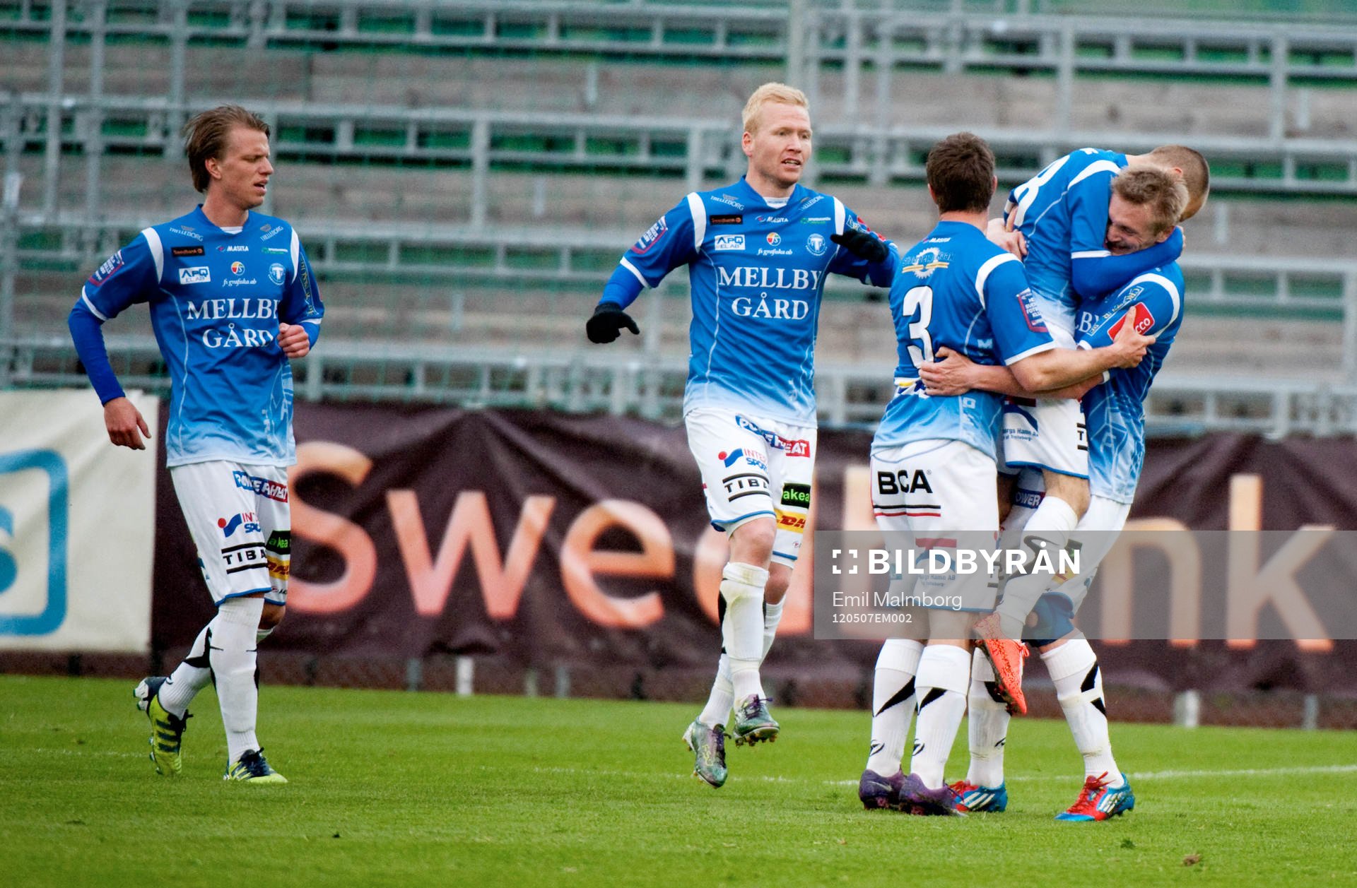 Fredrik Jensen, Trelleborg gör 2-1. Jubel