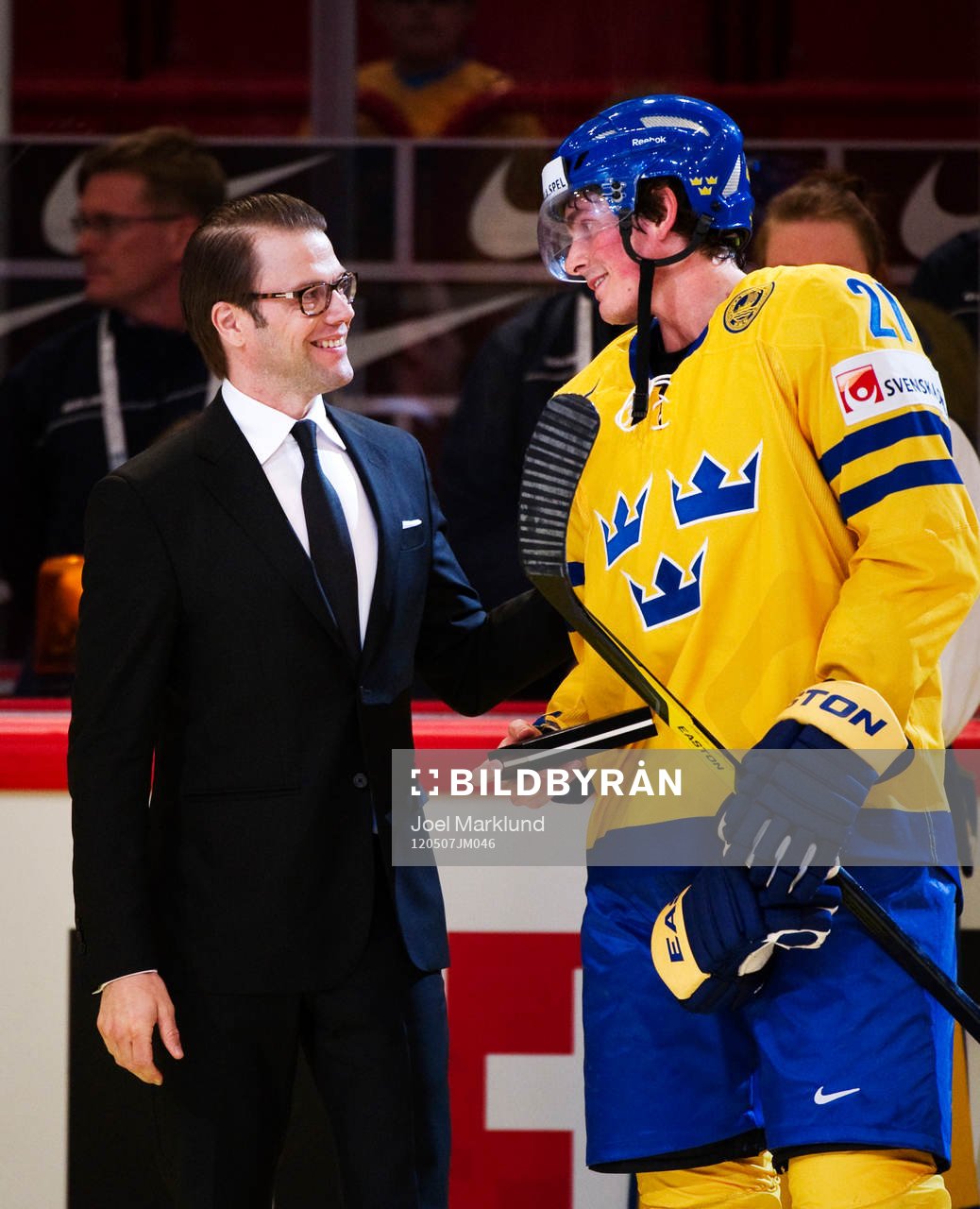 Prins Daniel delade ut priset för Sveriges bästa spelare