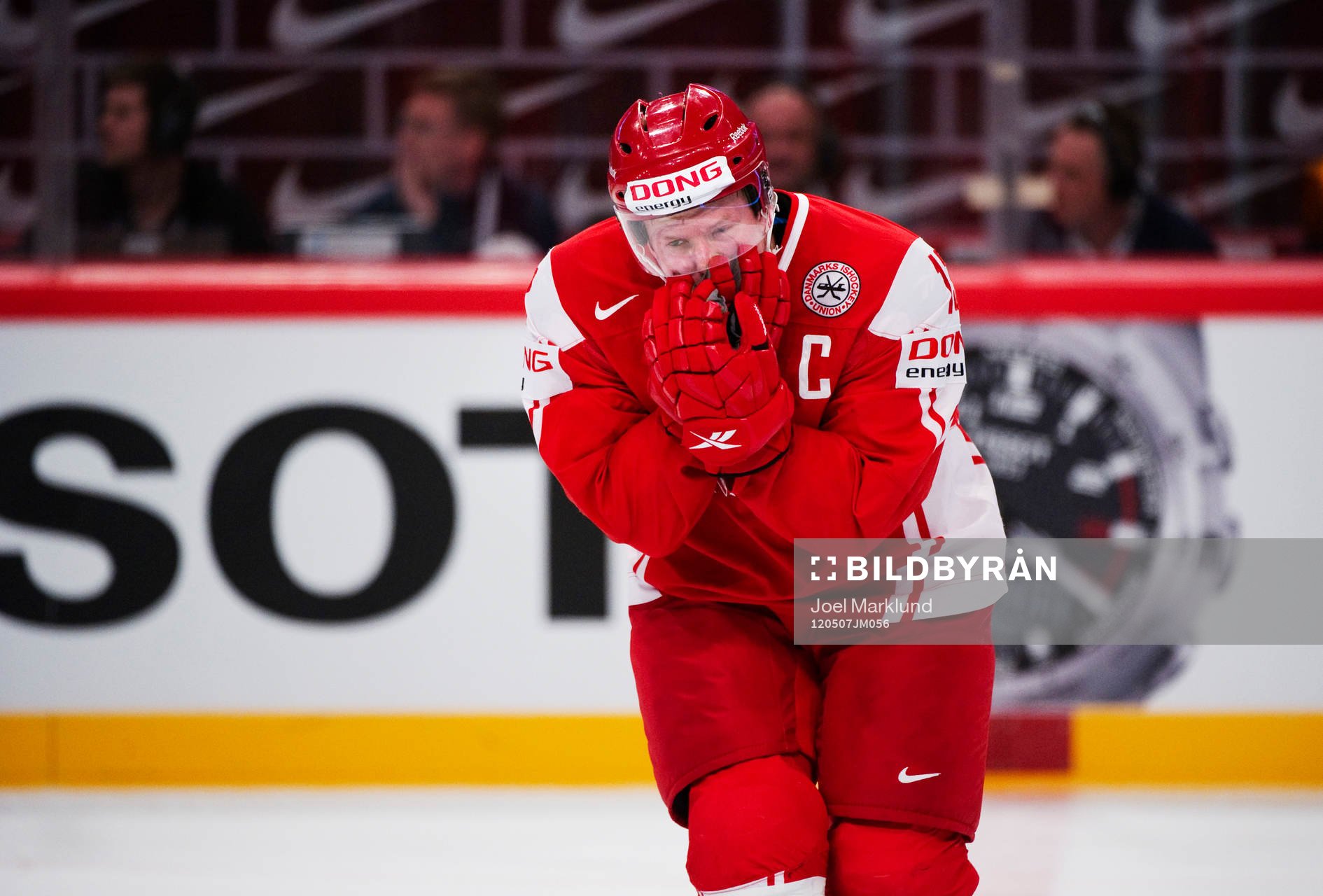 Morten Green, Danmark, har ont