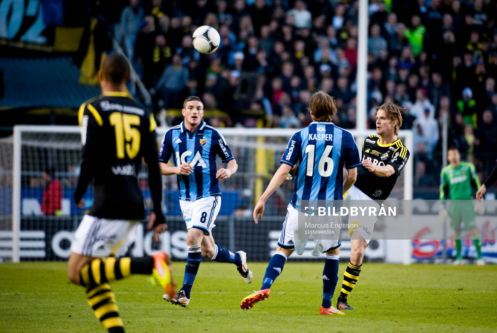 James Keene, Djurgården jagar boll från Martin