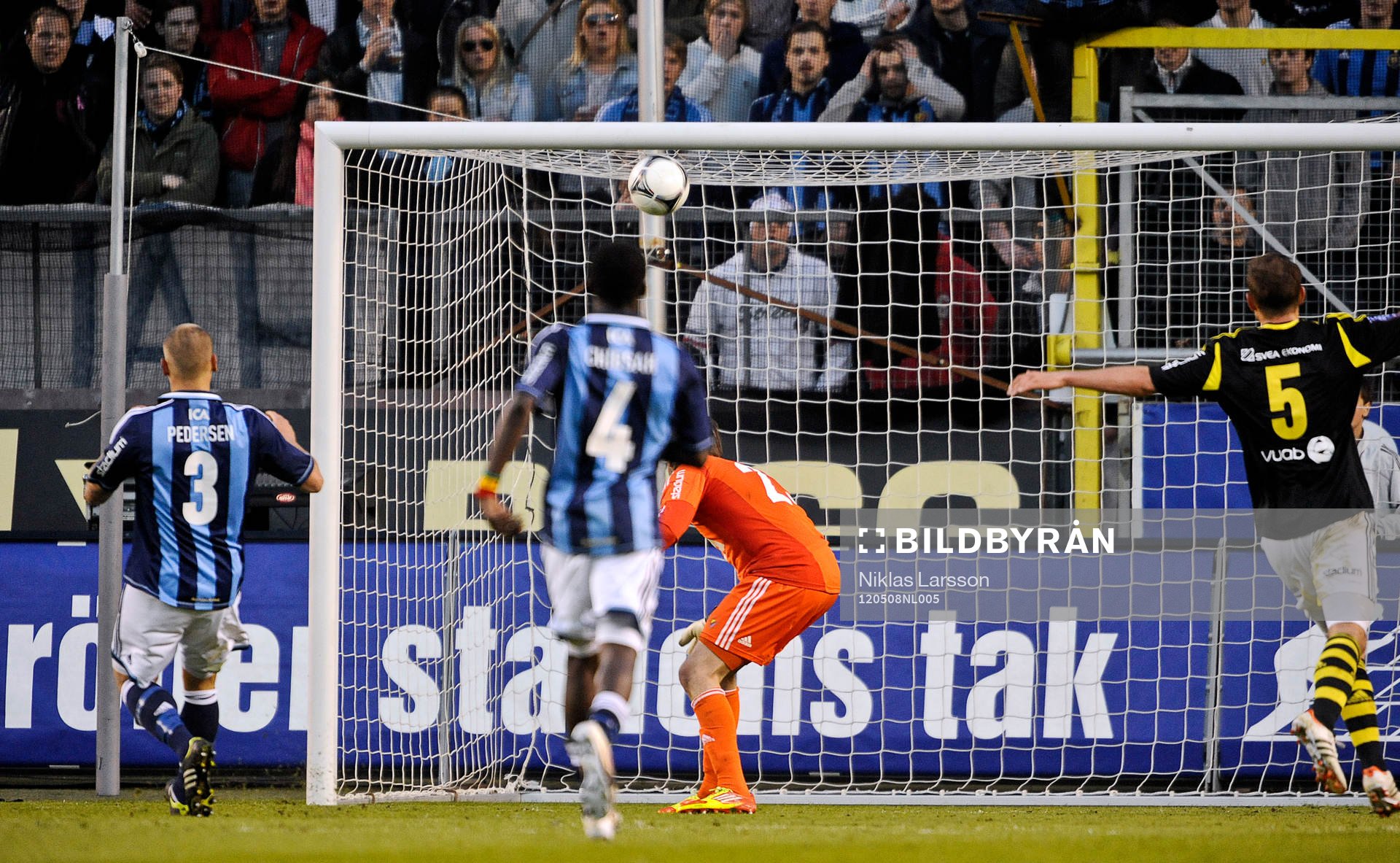 Marc Pedersen, Djurgården gör självmålet som betydde 1-1
