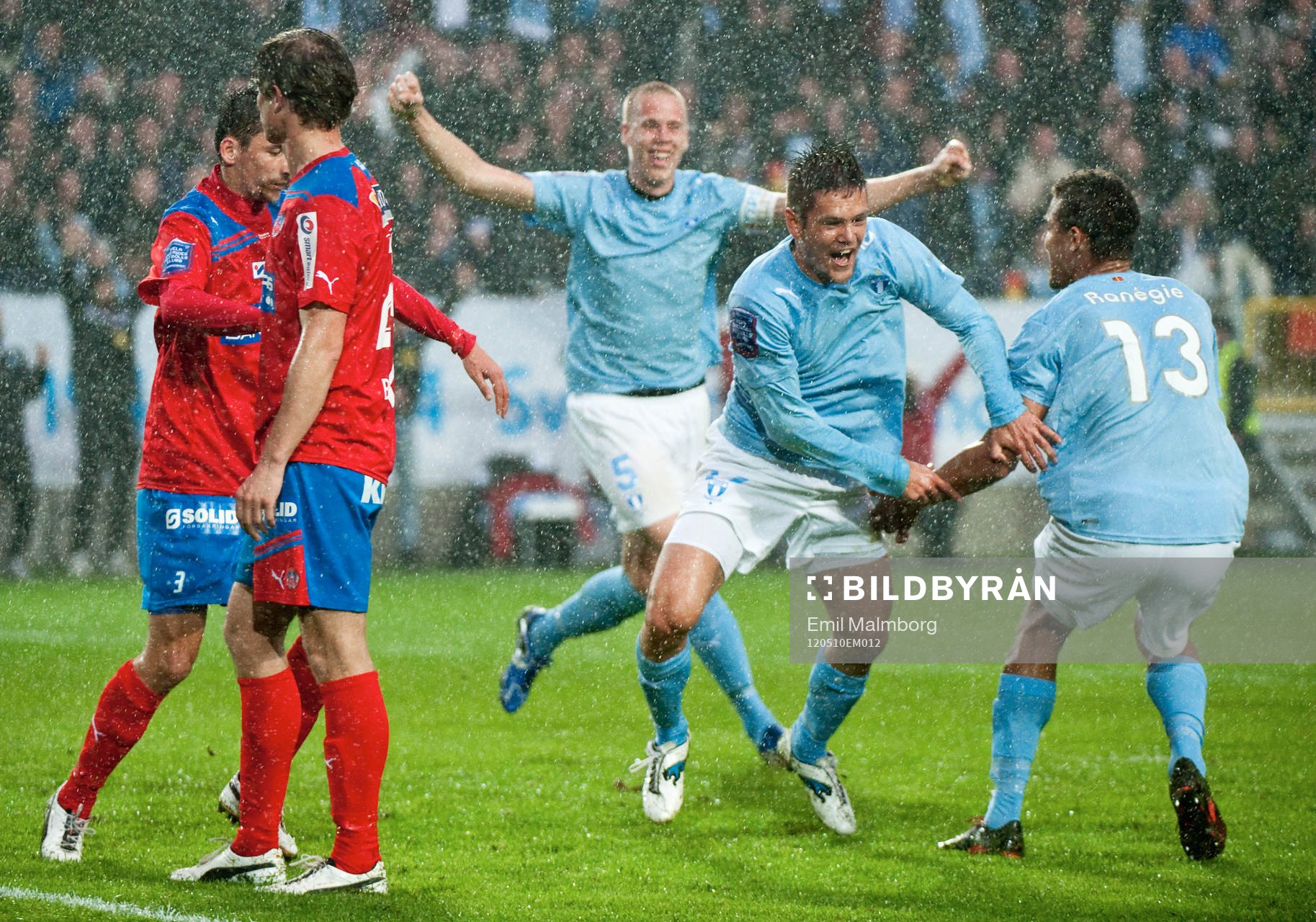 Ivo Pekalski, Malmö. 2-0. Jubel