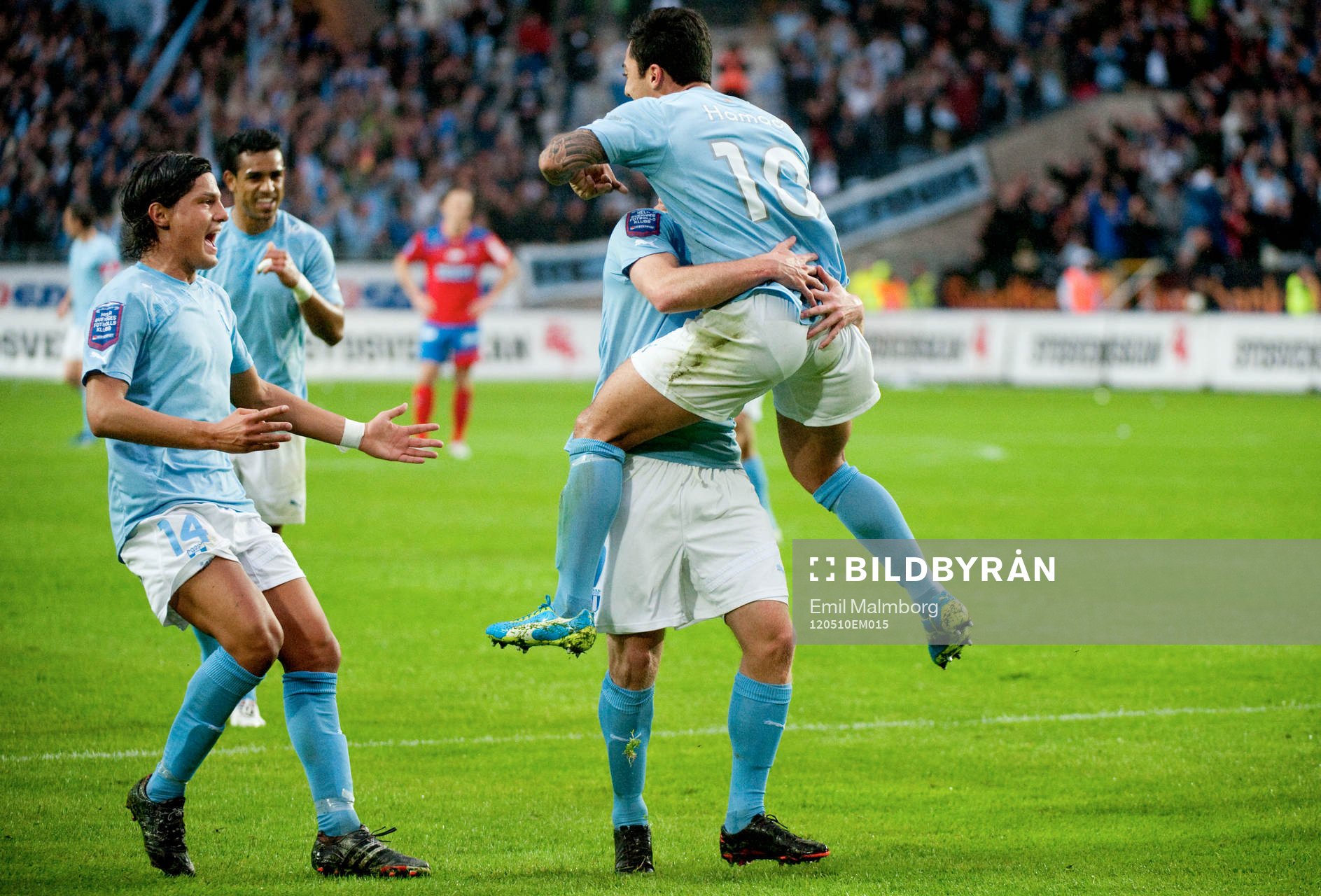 Malmö jubel vid 1-0