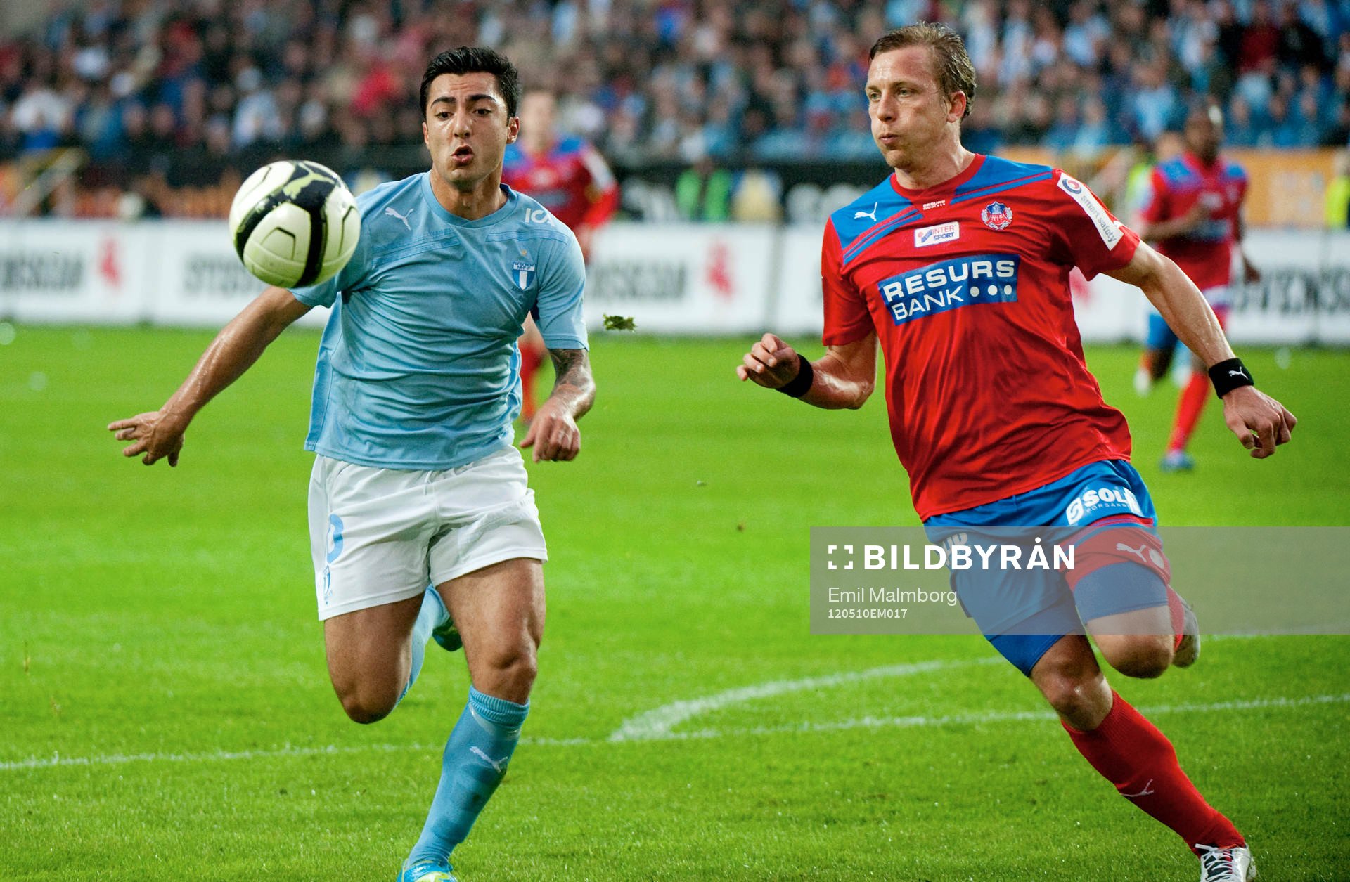 Jiloan Hamad, Malmö och Erik Edman, Helsingborg.