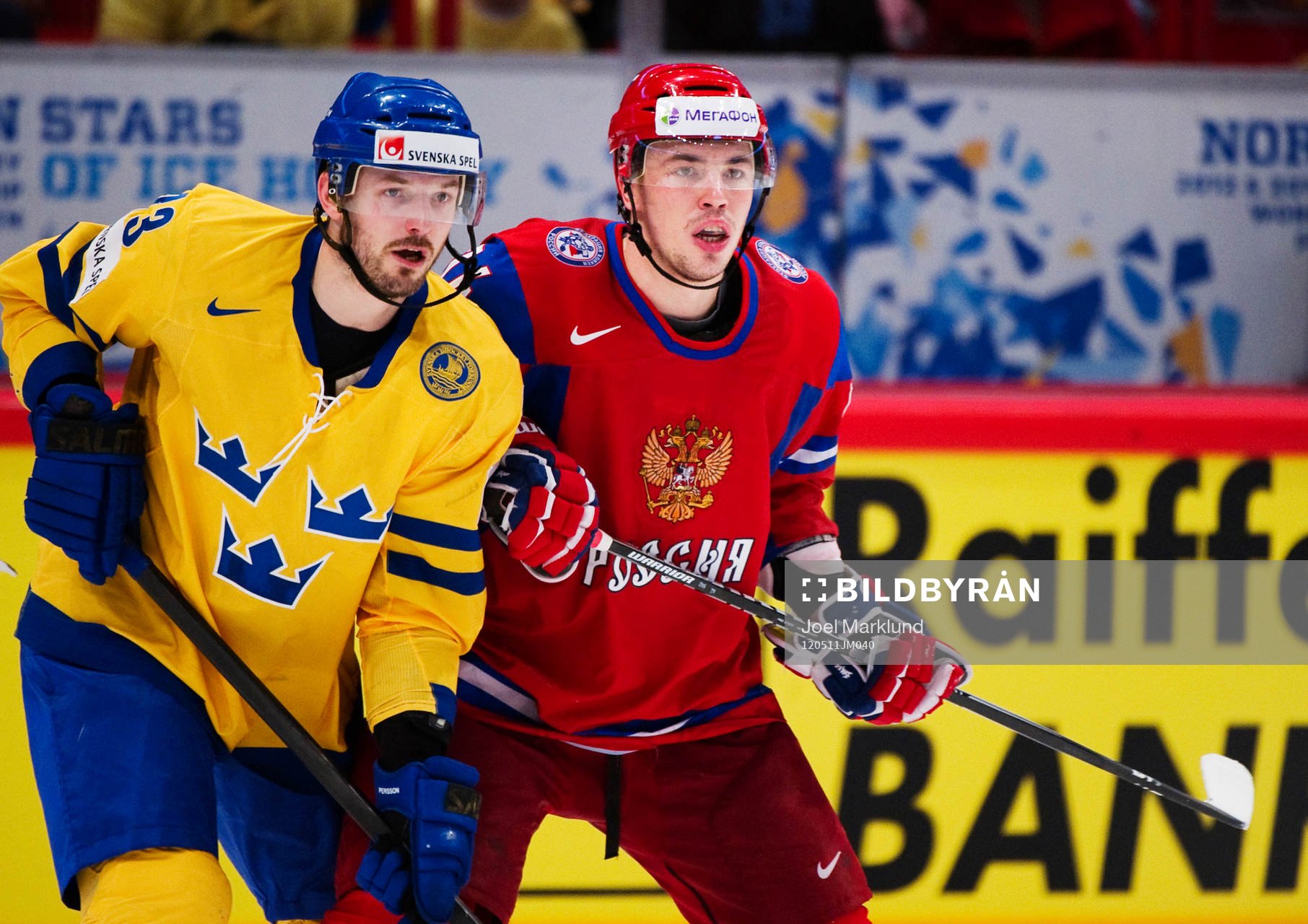 Niklas Persson, Sverige, och Alexei Yemelin, Ryssland