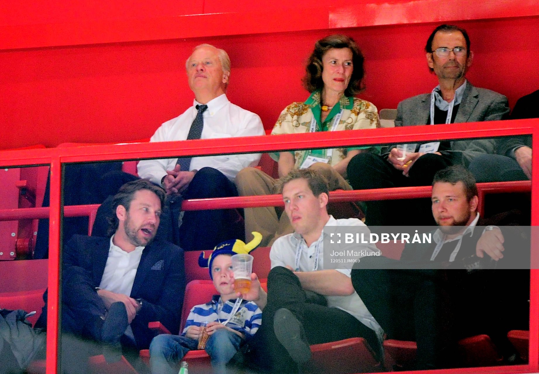 Peter Forsberg på läktaren