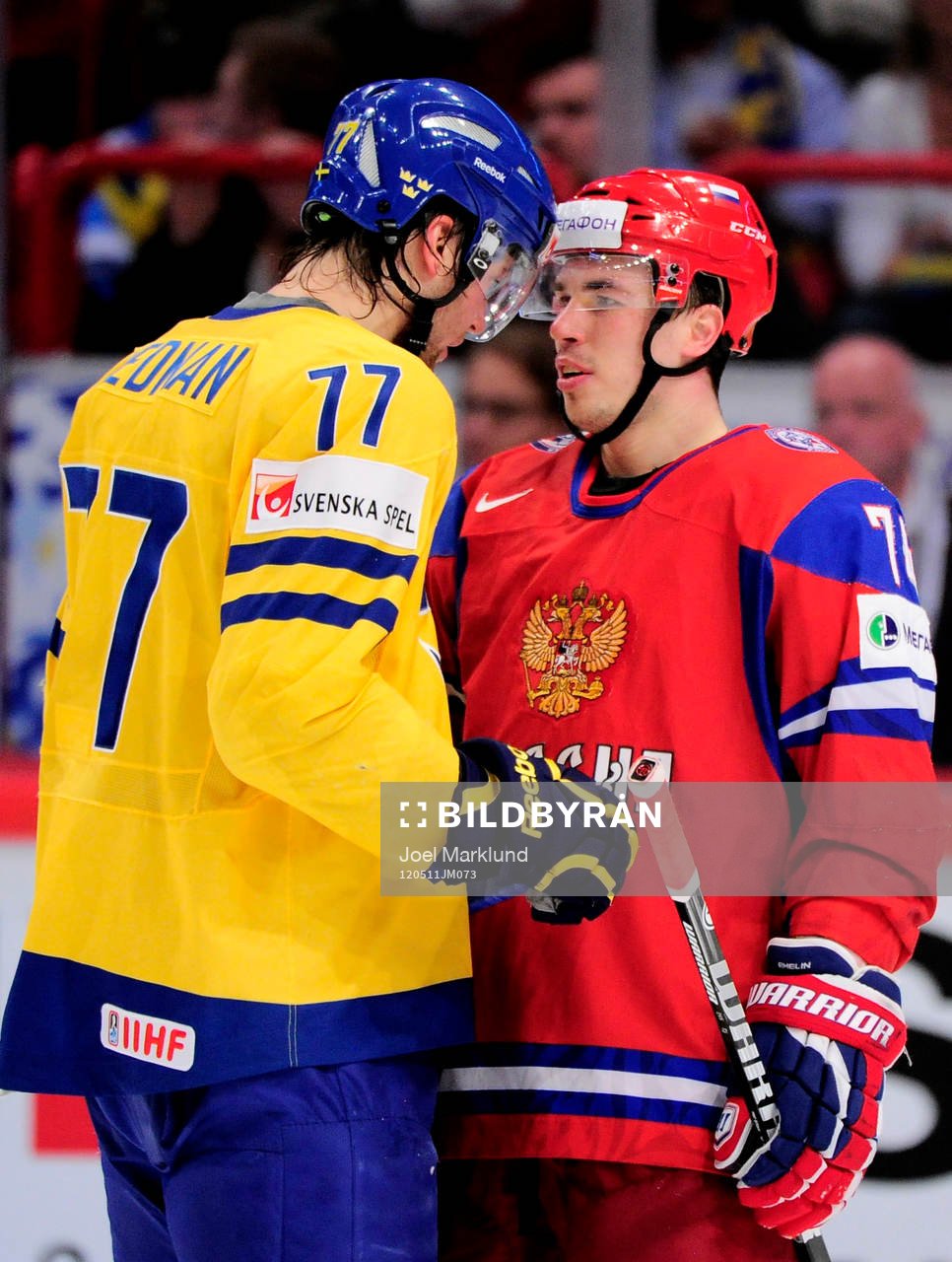 Victor Hedman, Sverige och Alexei Yemelin, Ryssland