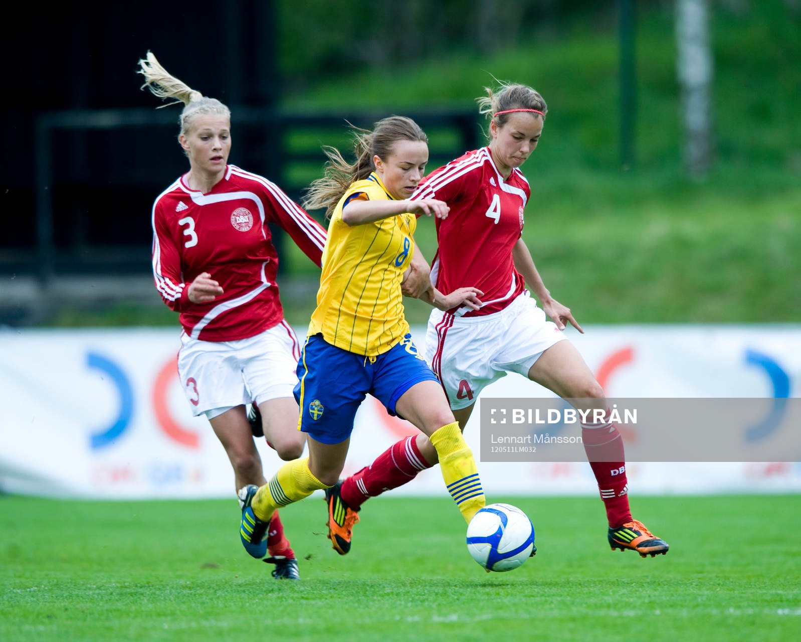 Maja Norrhamn, Sverige (Kristianstad) mot Stine Larsen och