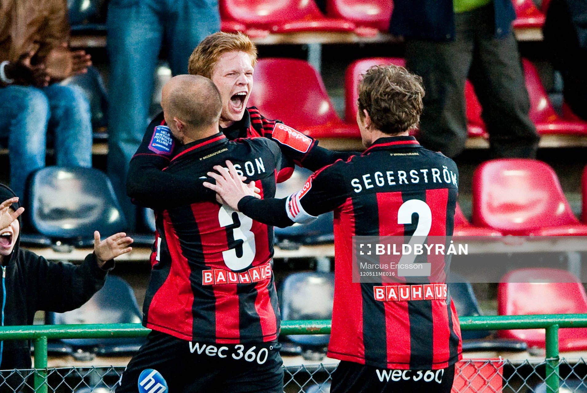 Anton Sandberg Magnusson, Brommapojkarna firar sitt 2-0