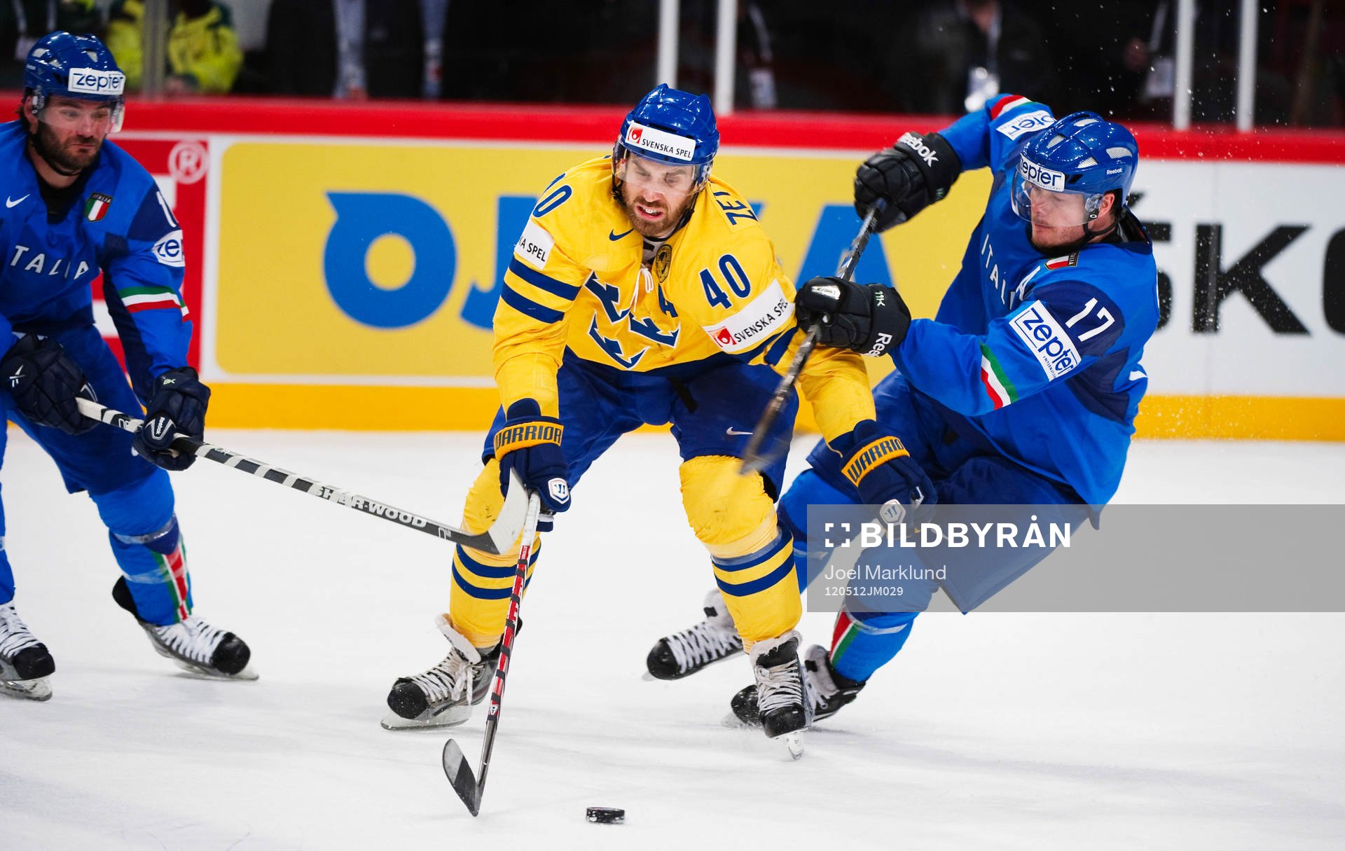Henrik Zetterberg, Sverige, och Alexander Egger, Italien