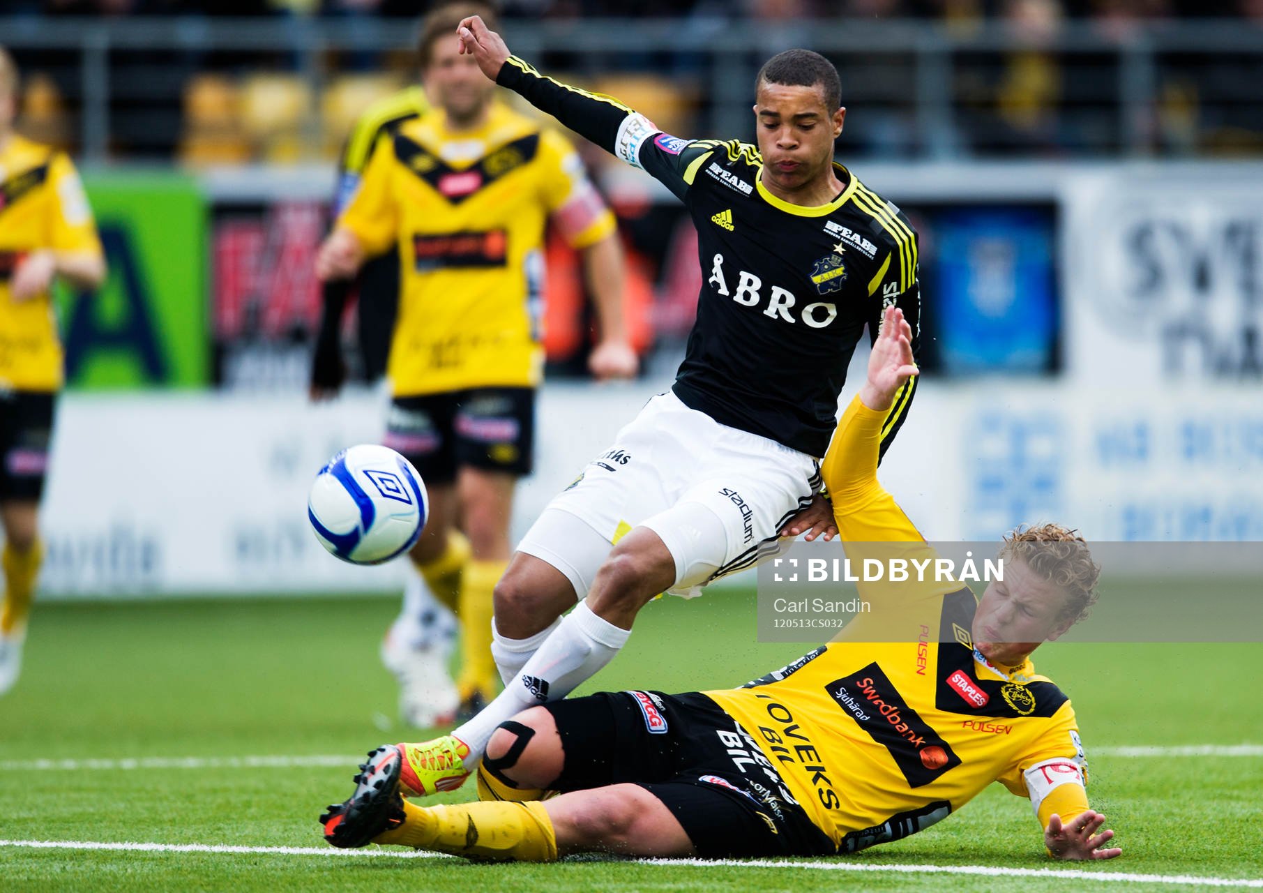 Robin Quaison, AIK, Oscar Hiljemark, Elfsborg, glidtackling