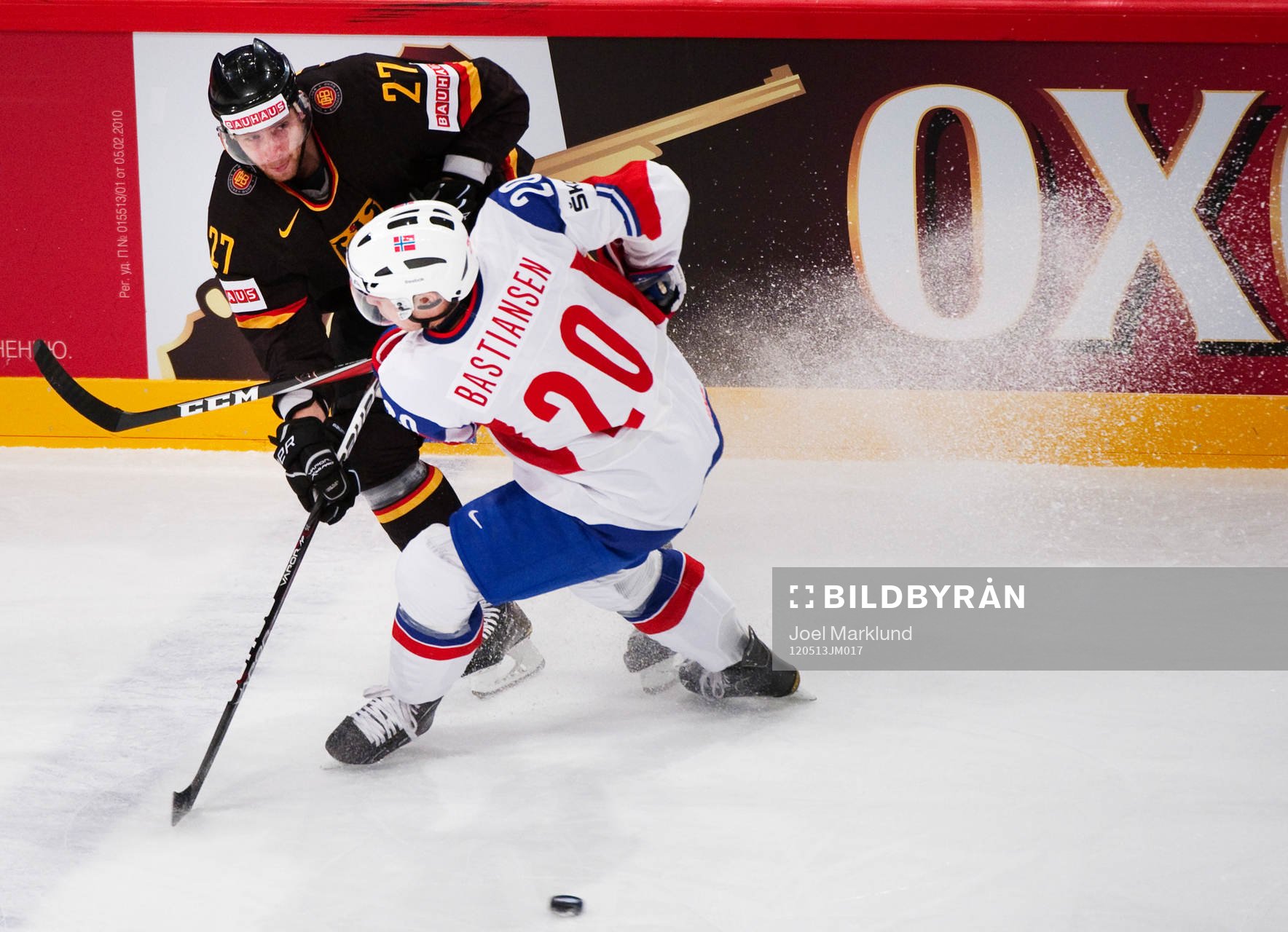 Kevin Lavallee, Tyskland, och Anders Bastiansen, Norge
