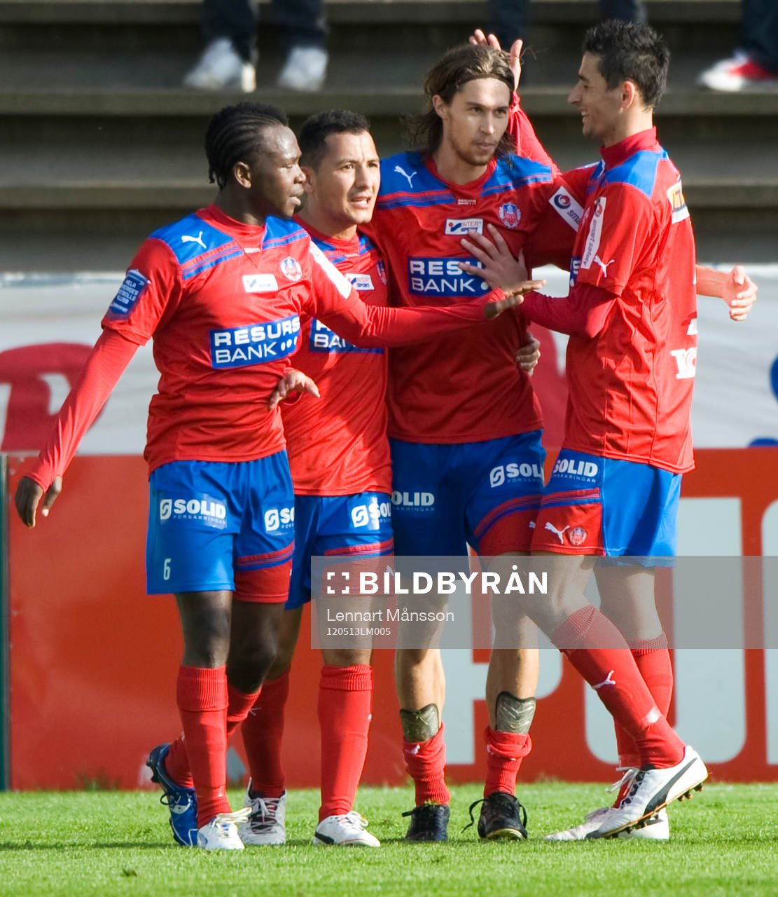 2-1 Daniel Nordmark, Helsingborg, (Jubel)