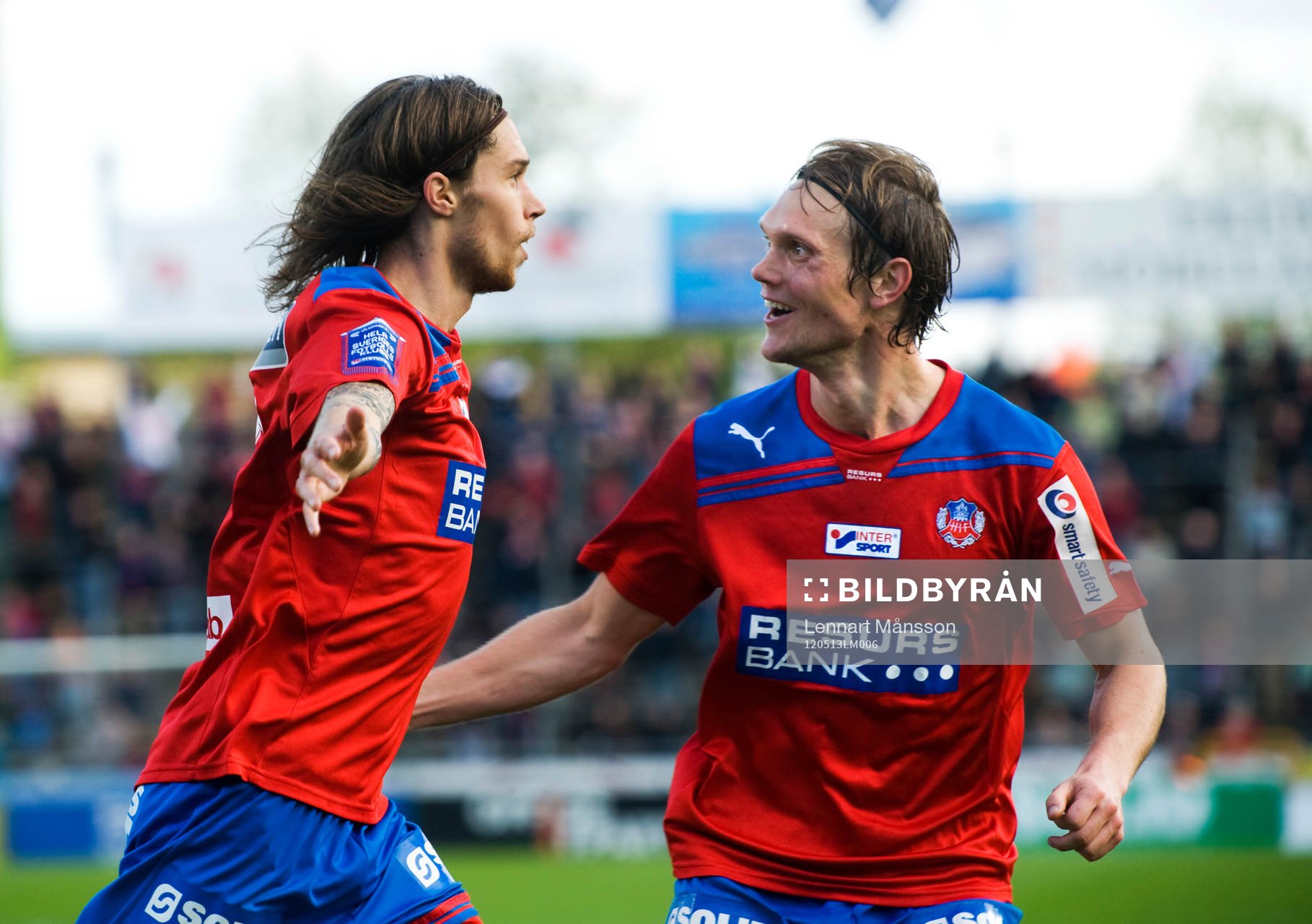 3-2 Daniel Nordmark, Helsingborg jubel med Thomas Sörum