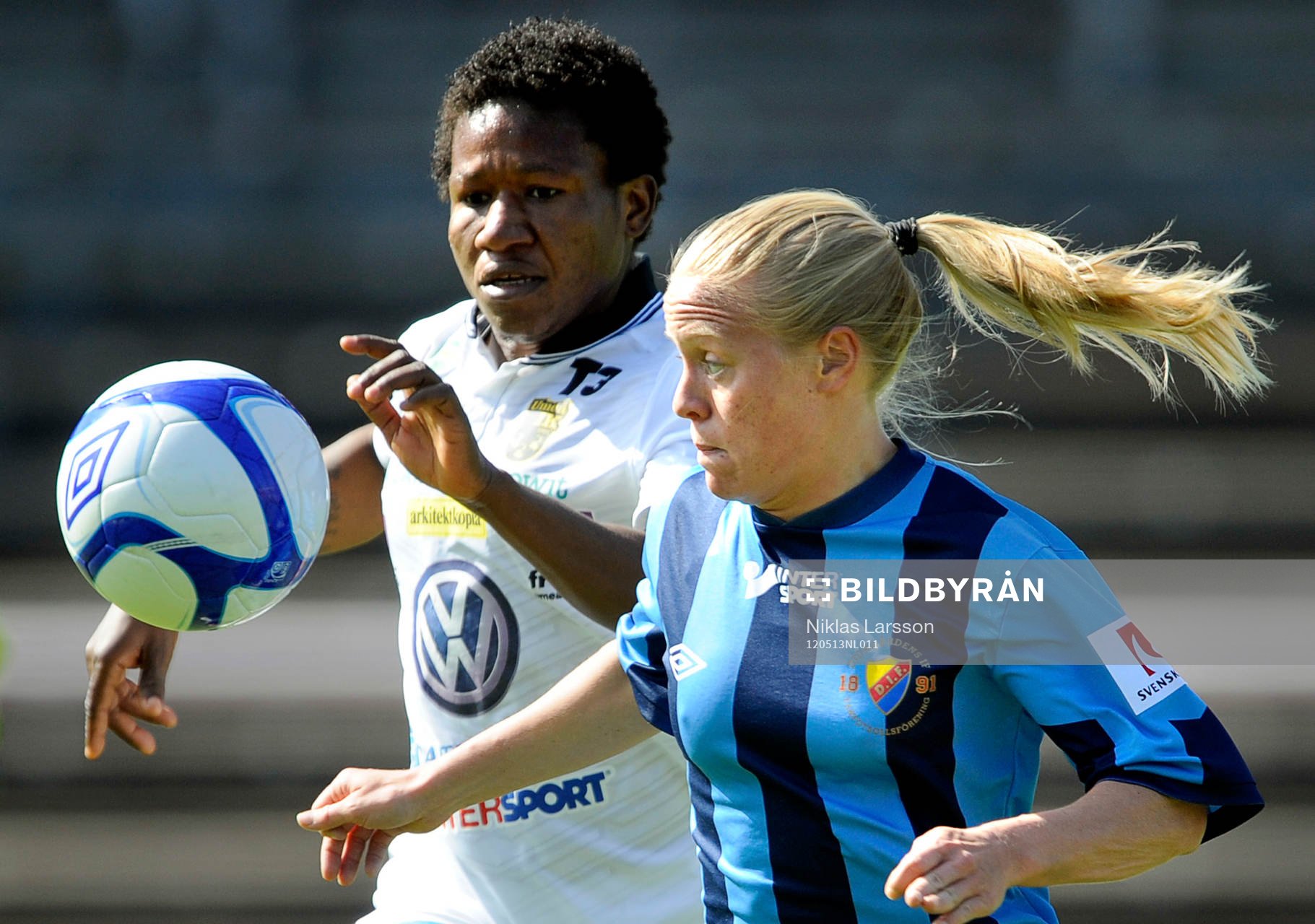 Mia Jalkerud, Djurgården och Rita Chikwelu, Umeå