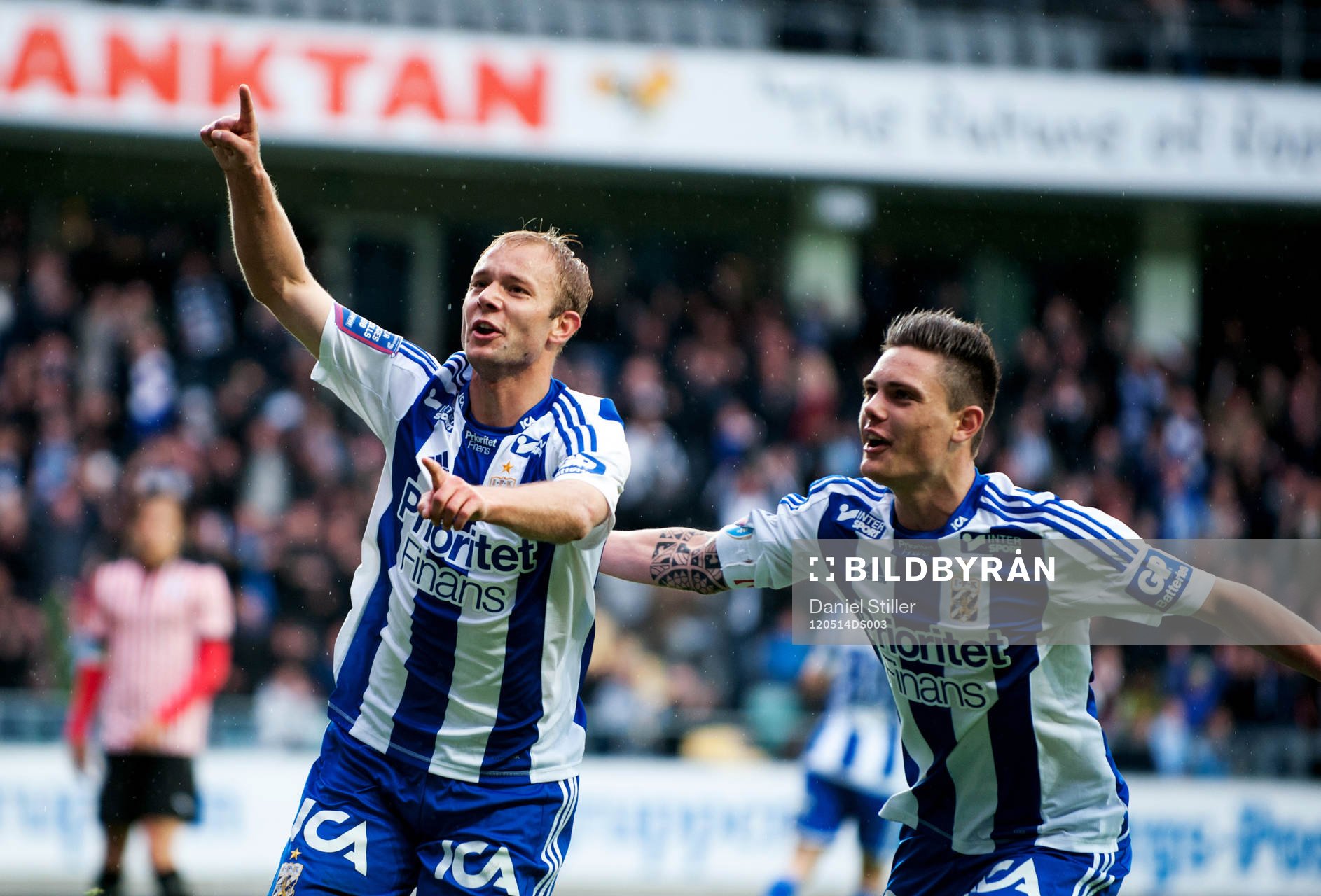  Robin Söder, IFK Göteborg, gör 1-0, jubel