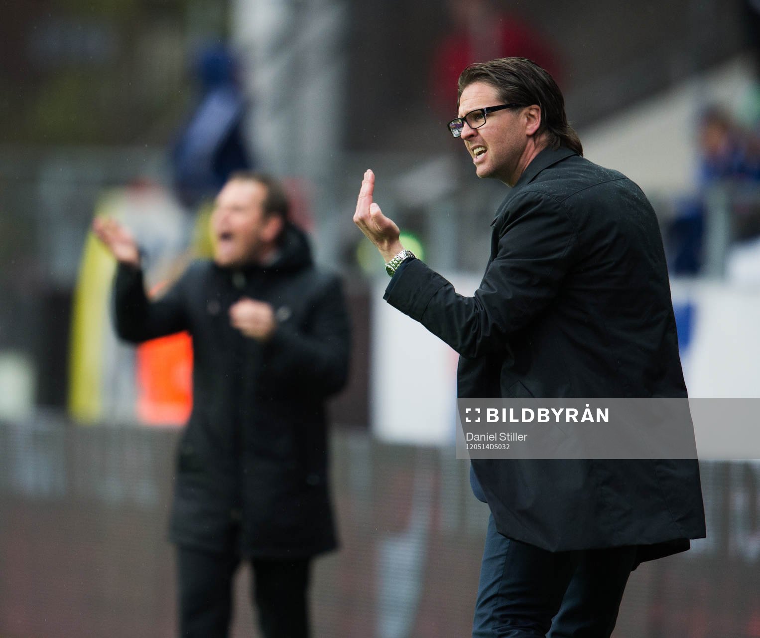 Rikard Norling, tränare Malmö FF. Mikael Stahre, tränare