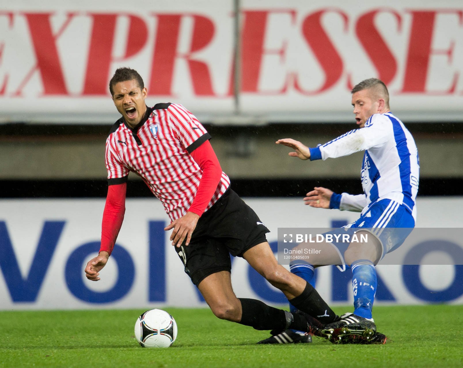 Mathias Ranégie, Malmö FF. Kjetil Waehler, IFK Göteborg