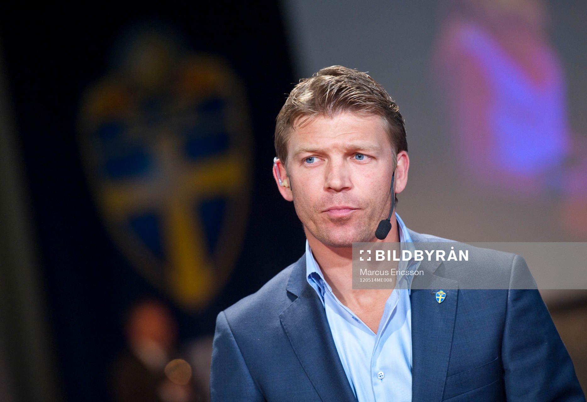 Presskonferens, presentation av EM-truppen. Marcus