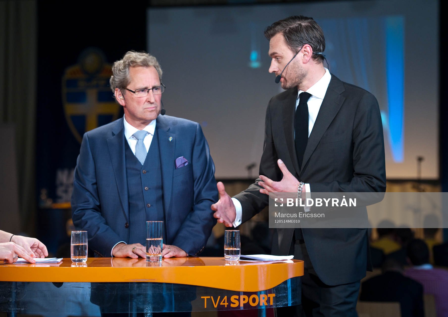 Presskonferens, presentation av EM-truppen. Erik Hamrén,